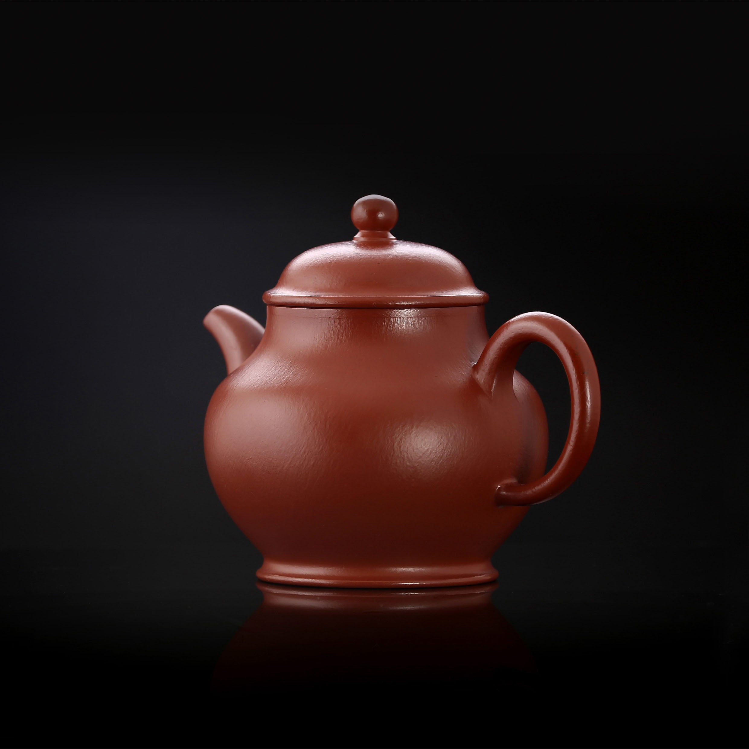 Gao Pan Teapot - Small Coal Kiln Zhu Ni (Red Clay)