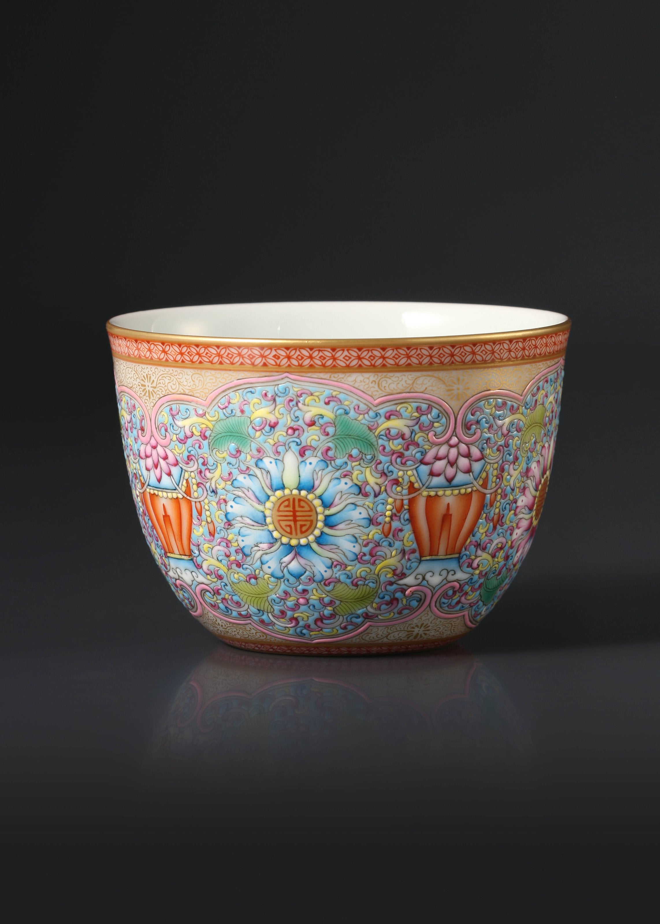 Dayazhai Guyuexuan Longevity Lantern Jar Cup