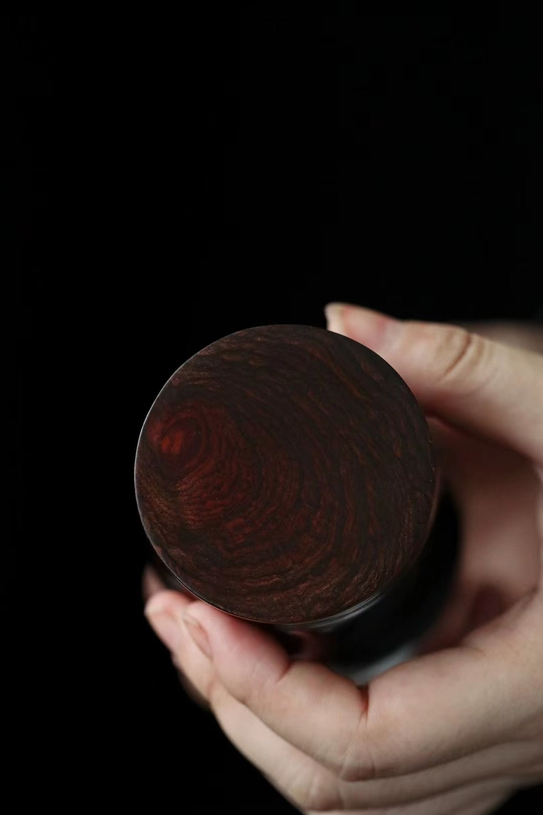 Hainan rosewood tea canister