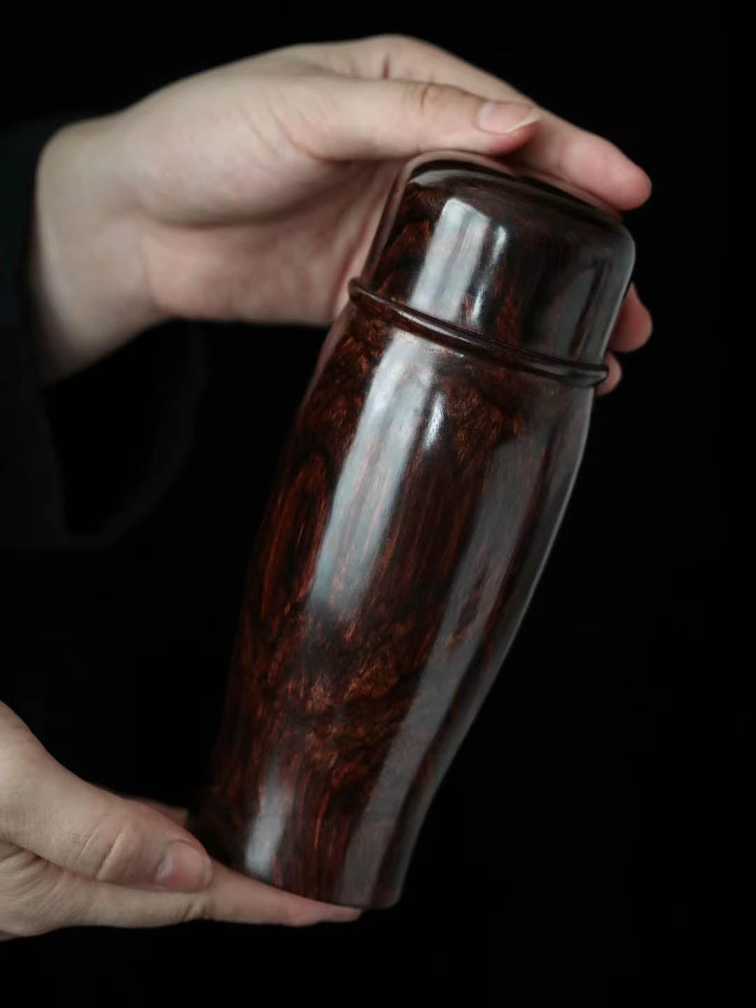 Hainan rosewood tea canister