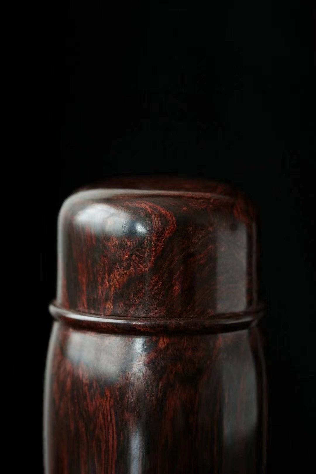 Hainan rosewood tea canister