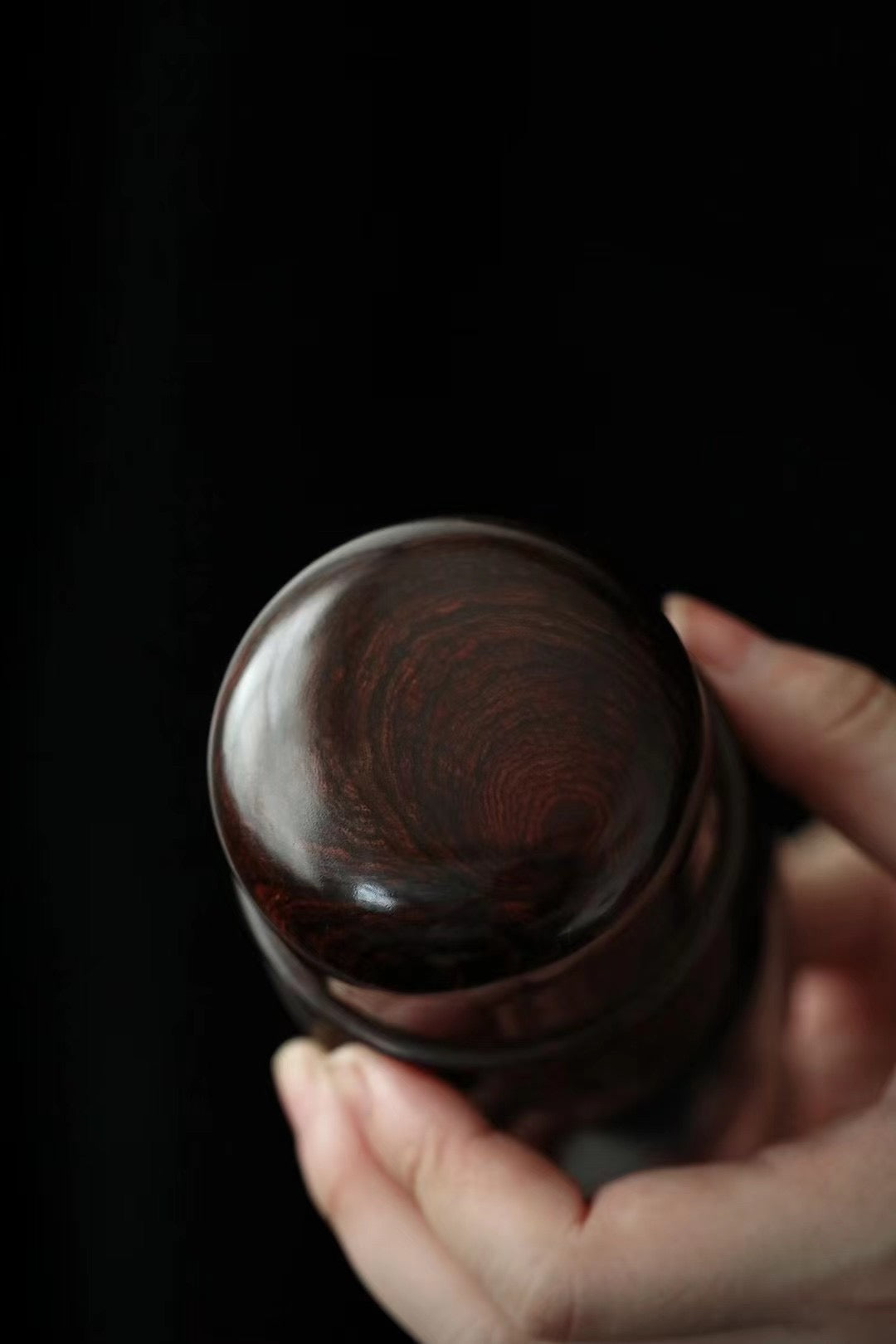 Hainan rosewood tea canister