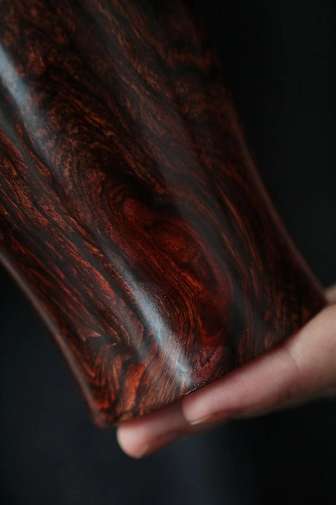 Hainan rosewood tea canister