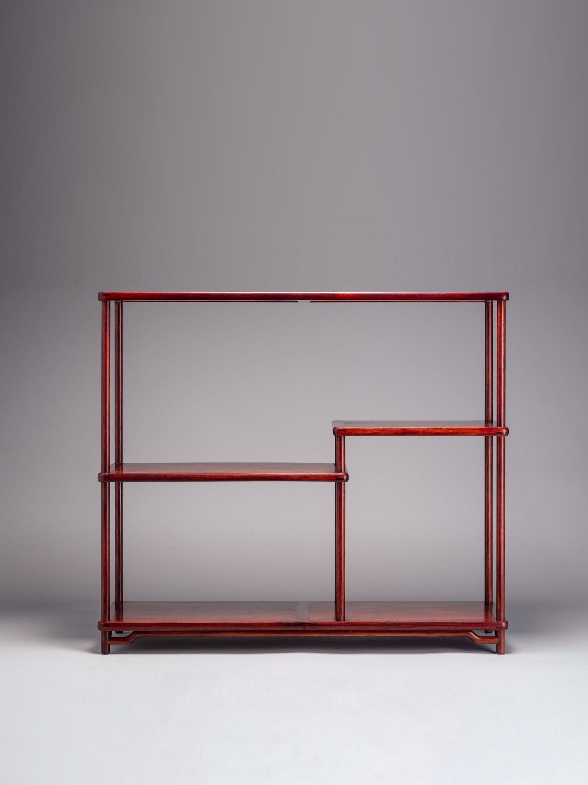 Red sandalwood miniature treasure cabinet