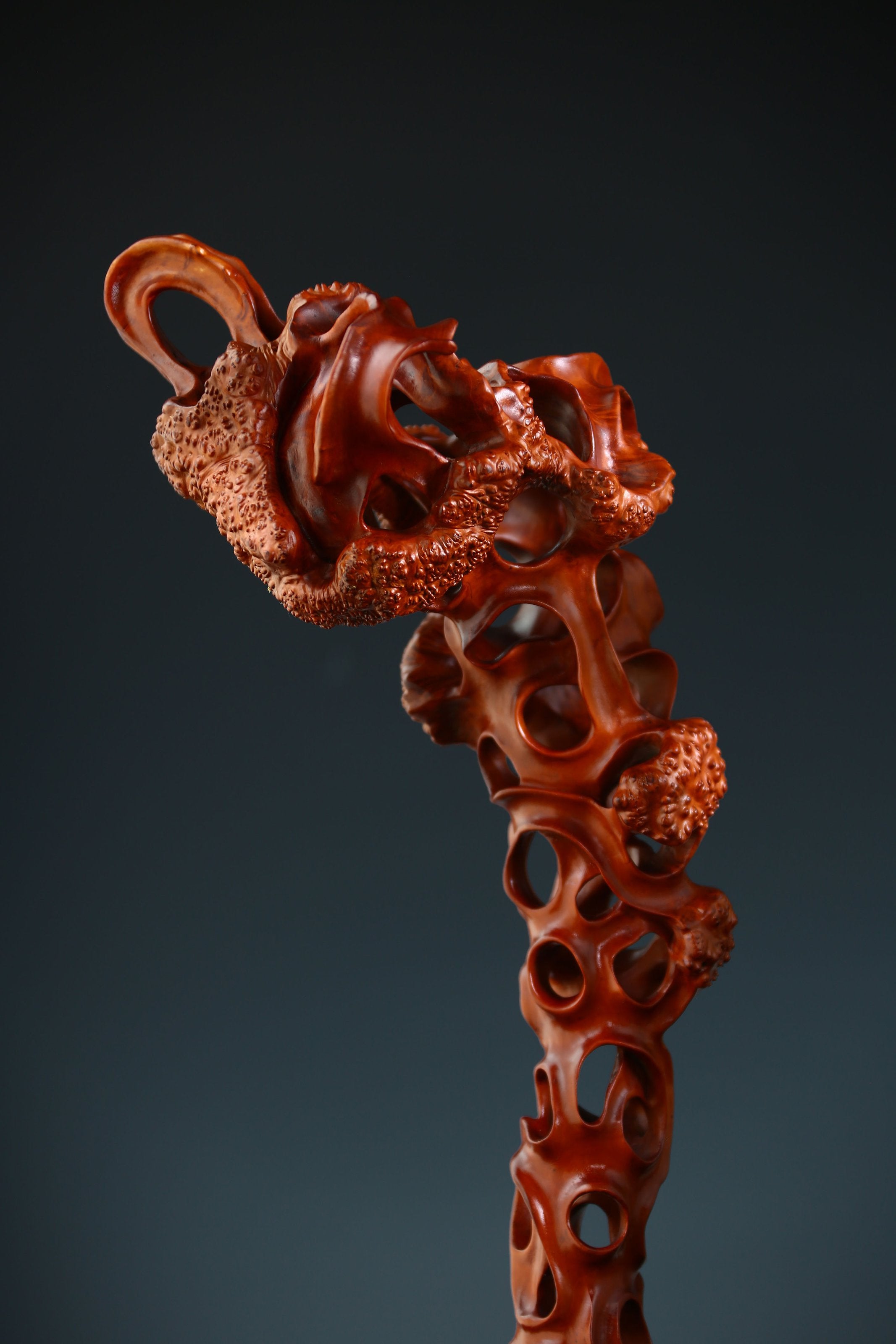 Boxwood Carved Peak Mountain