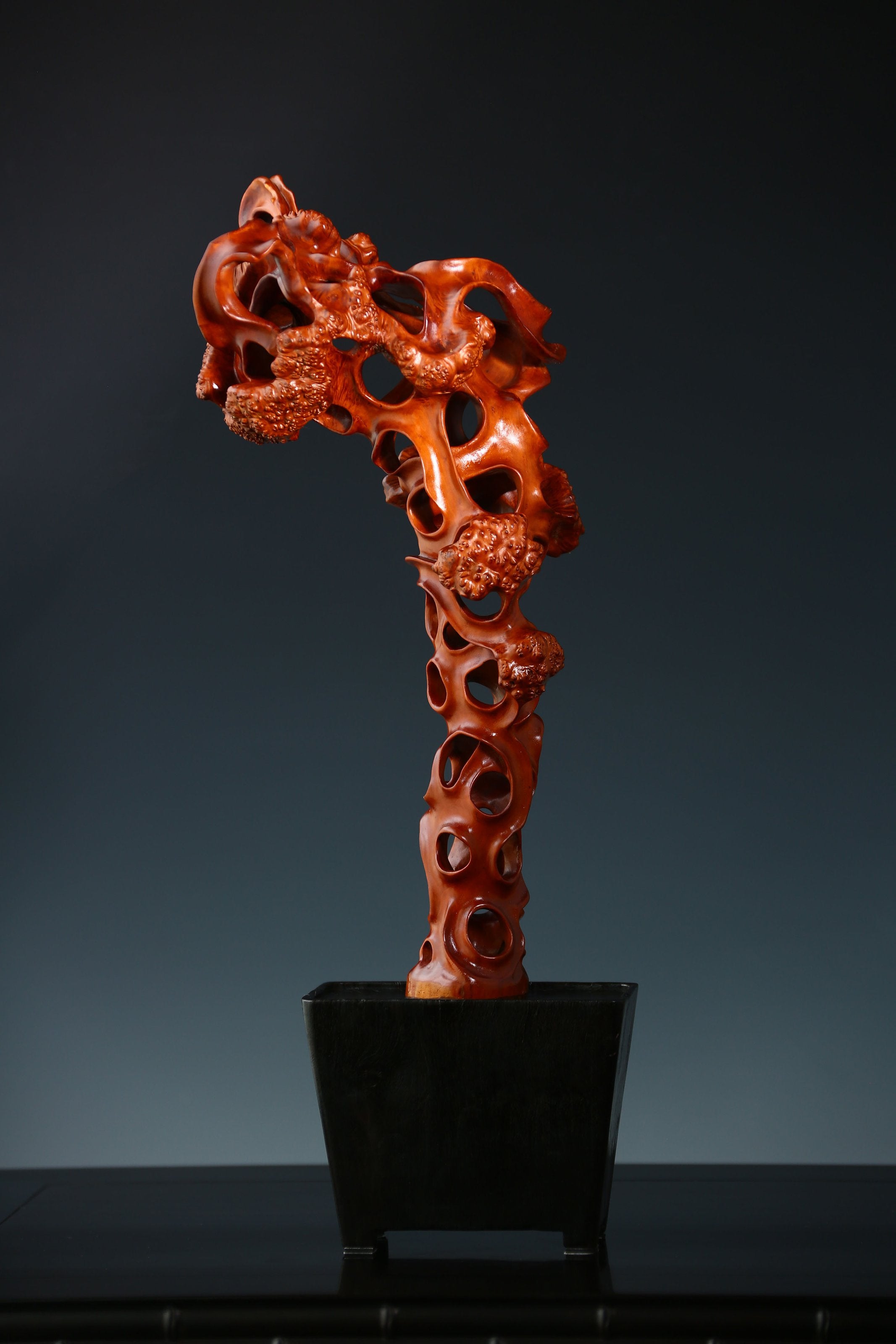 Boxwood Carved Peak Mountain