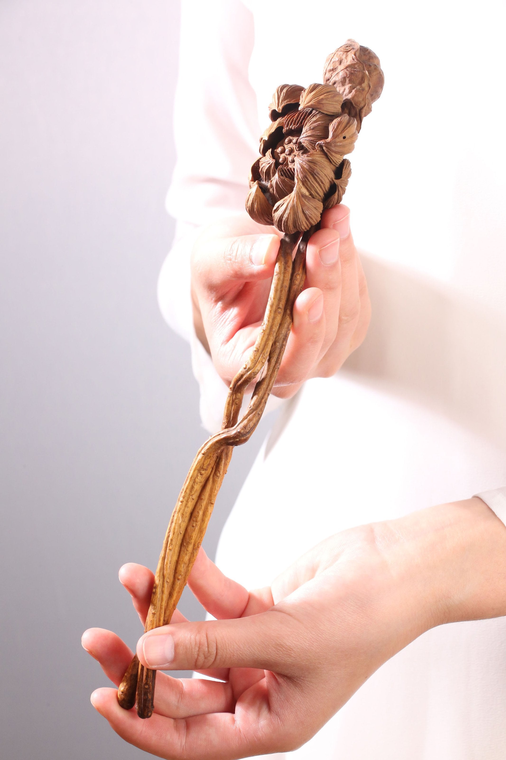 Boxwood hand-carved Ruyi