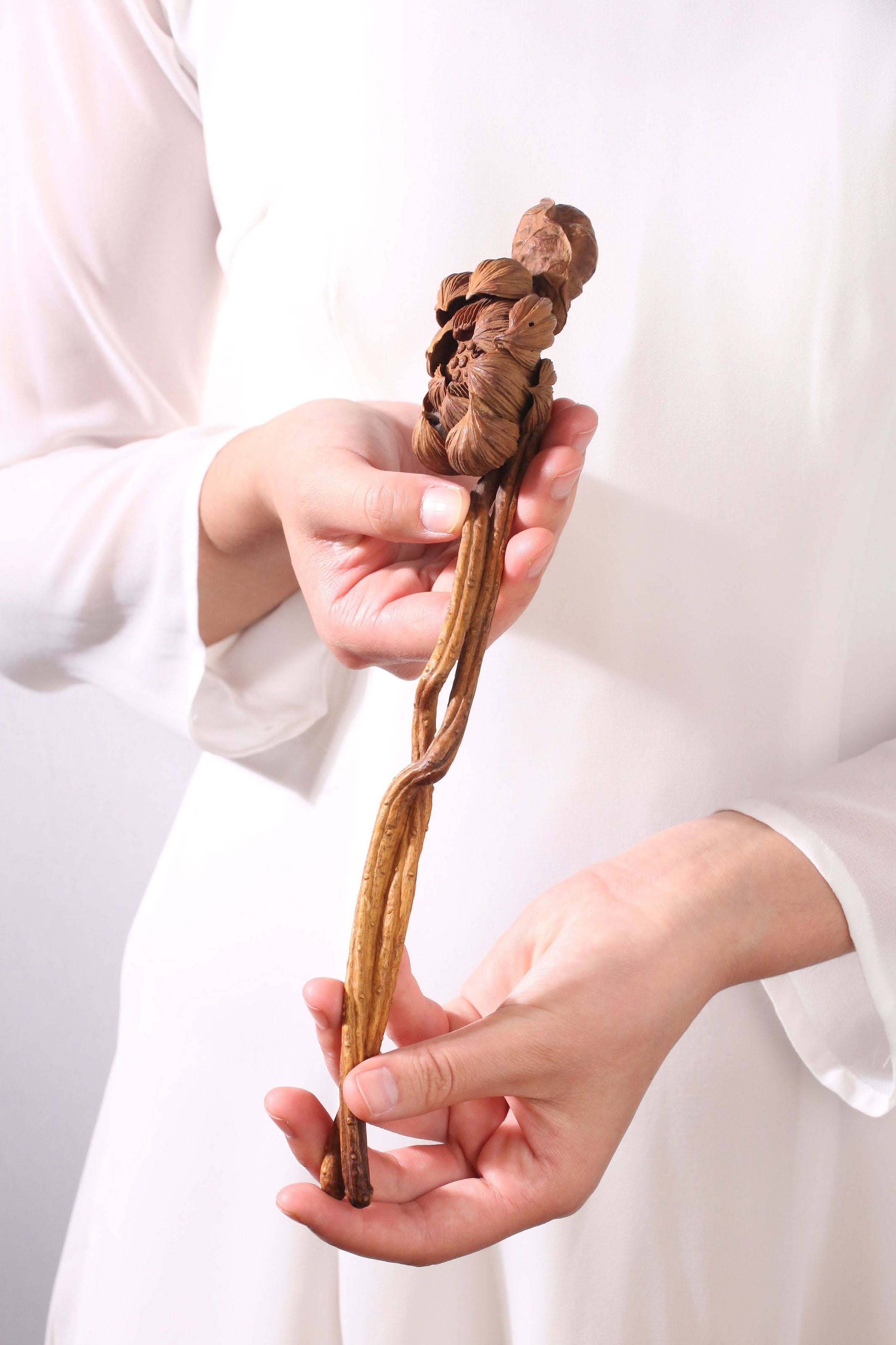 Boxwood hand-carved Ruyi