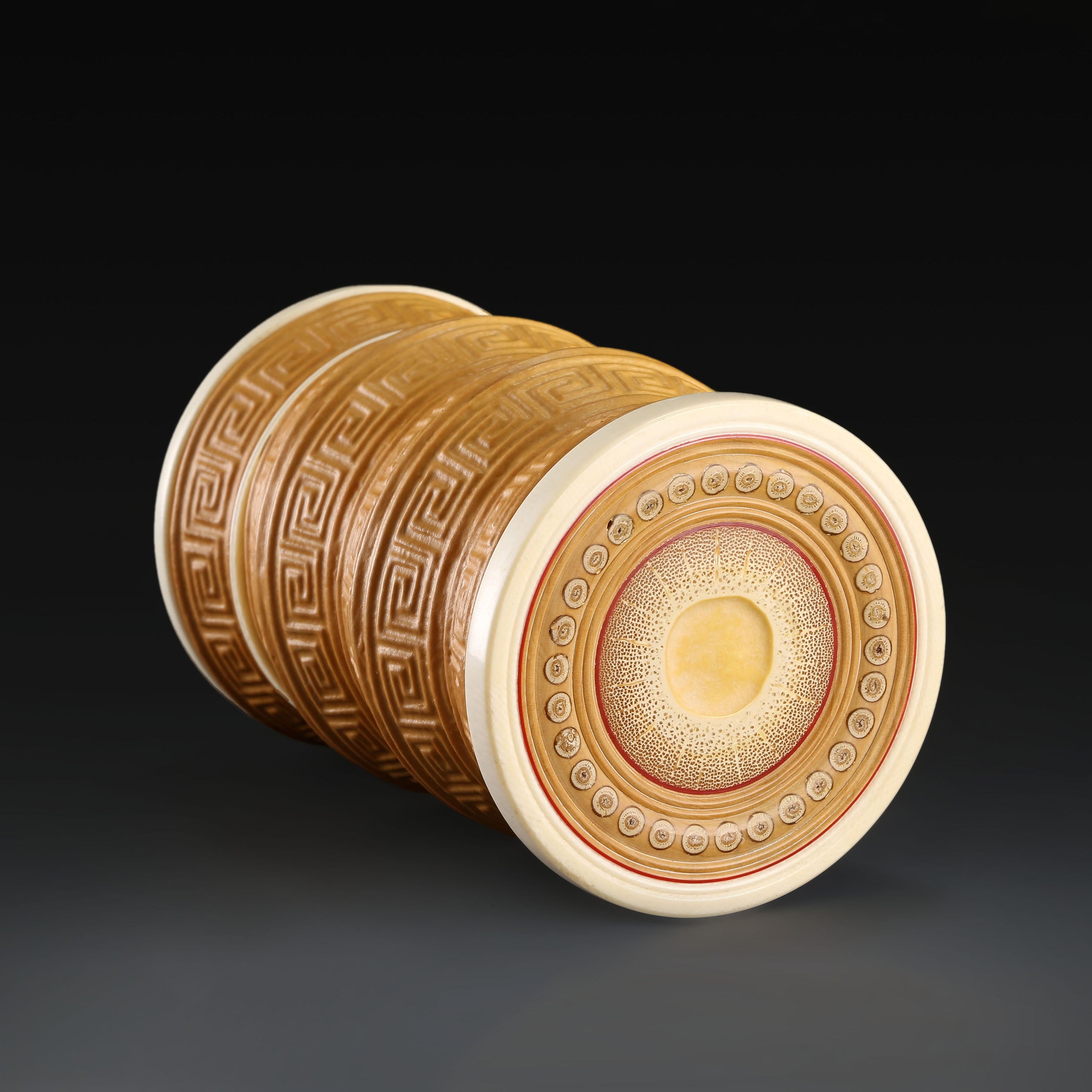 Gourd-shaped palindrome tea canister