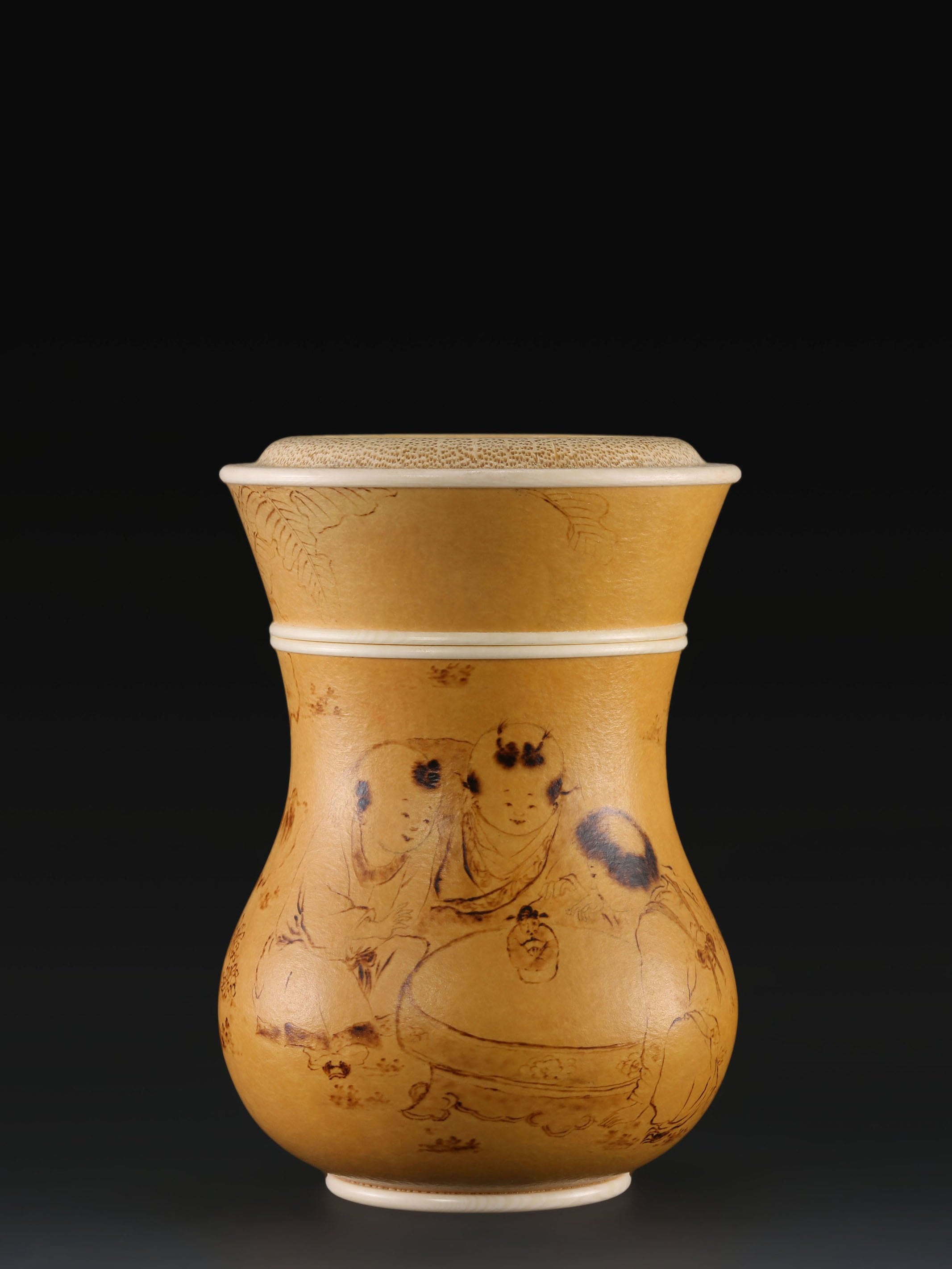 Gourd Boy Tea Canister