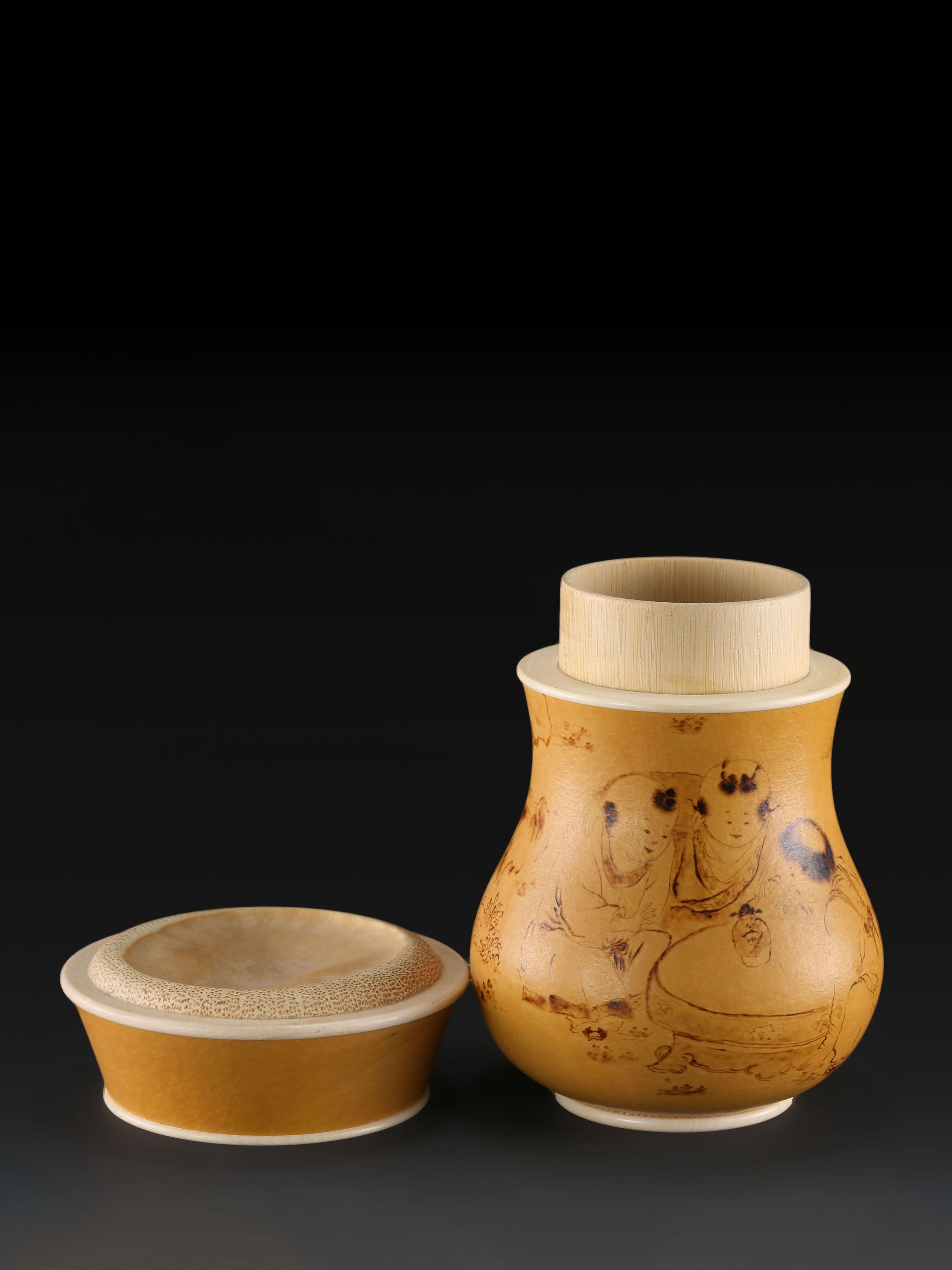 Gourd Boy Tea Canister