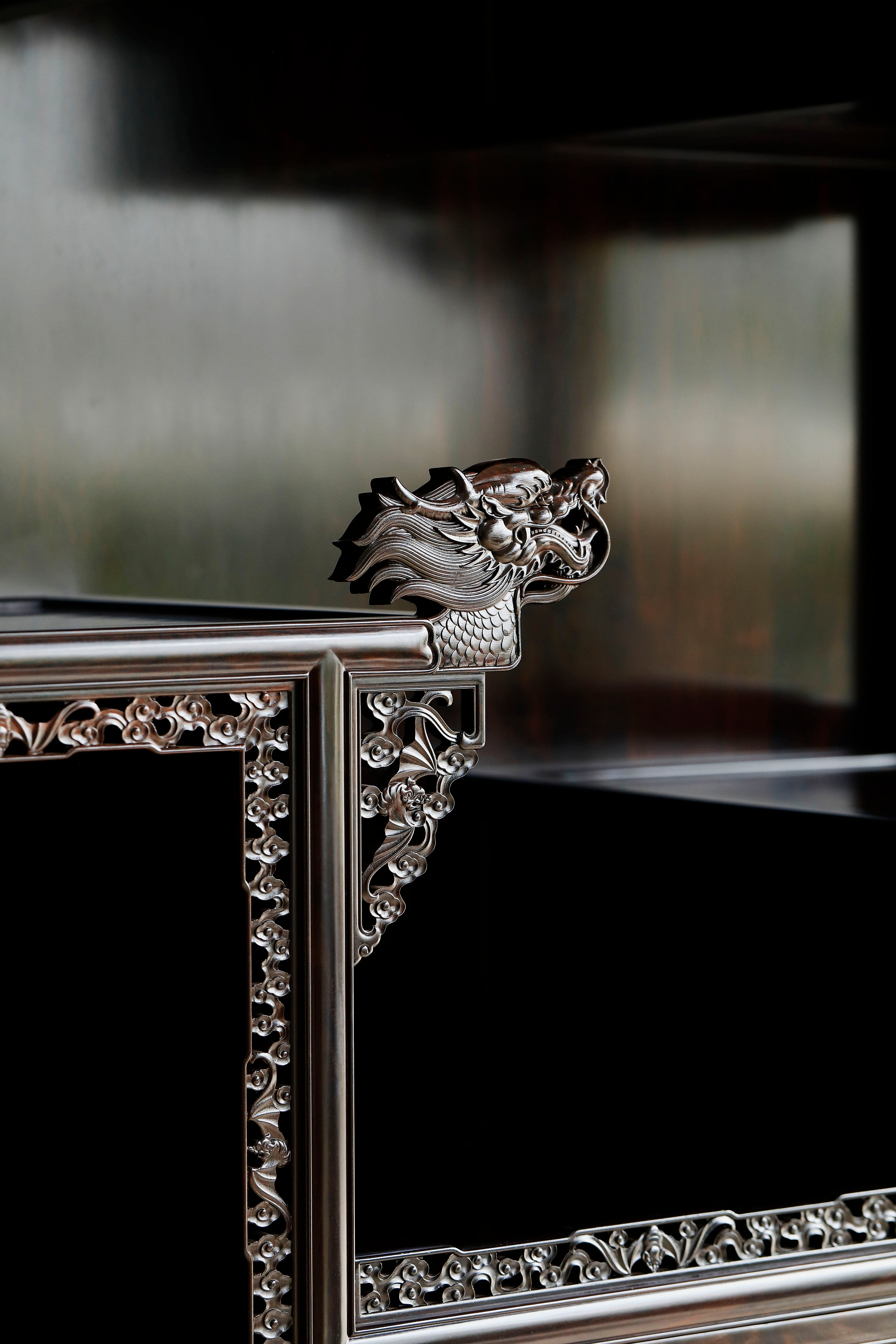 Purple sandalwood cabinet shelves in pairs