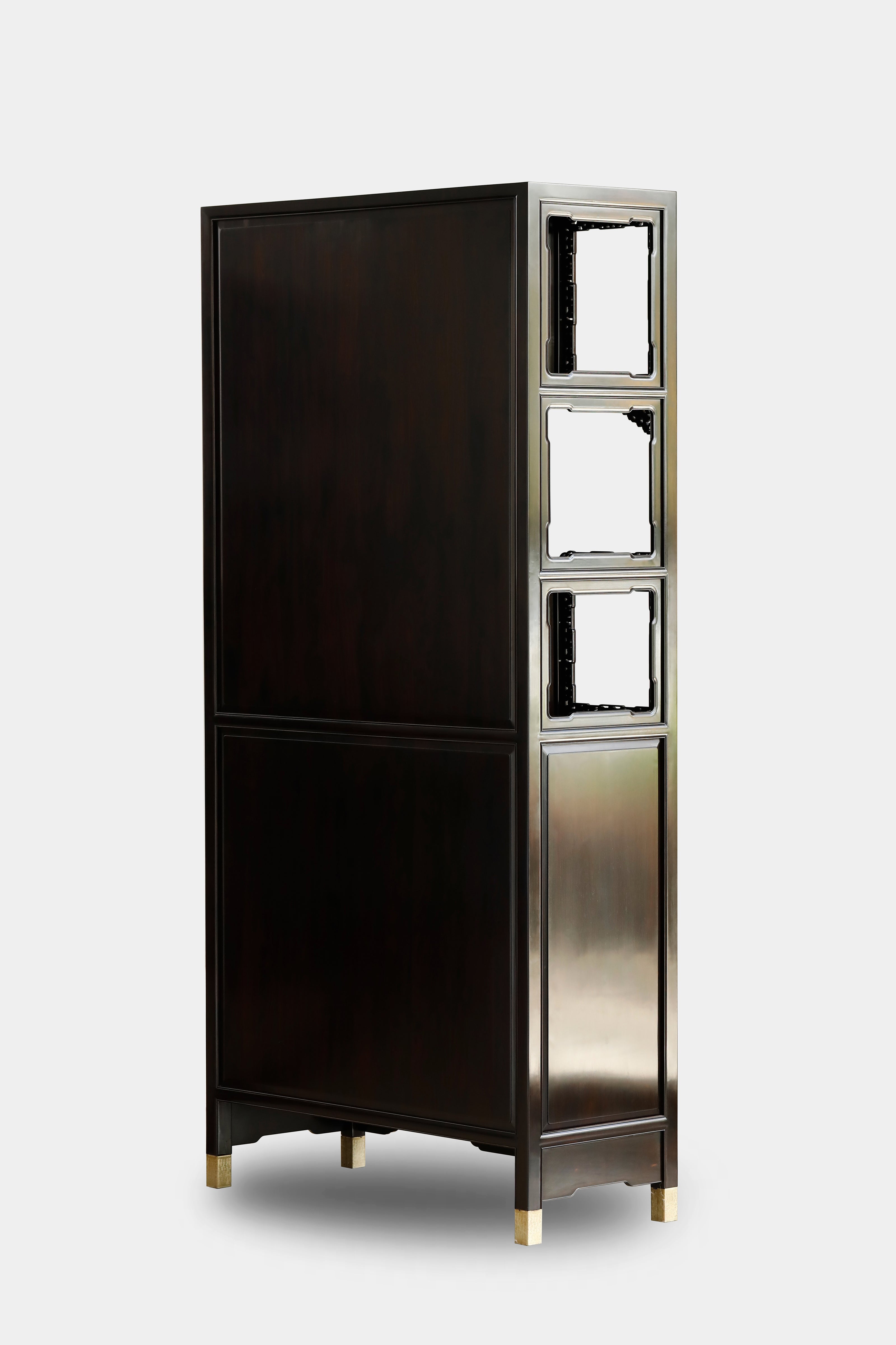 Purple sandalwood cabinet shelves in pairs