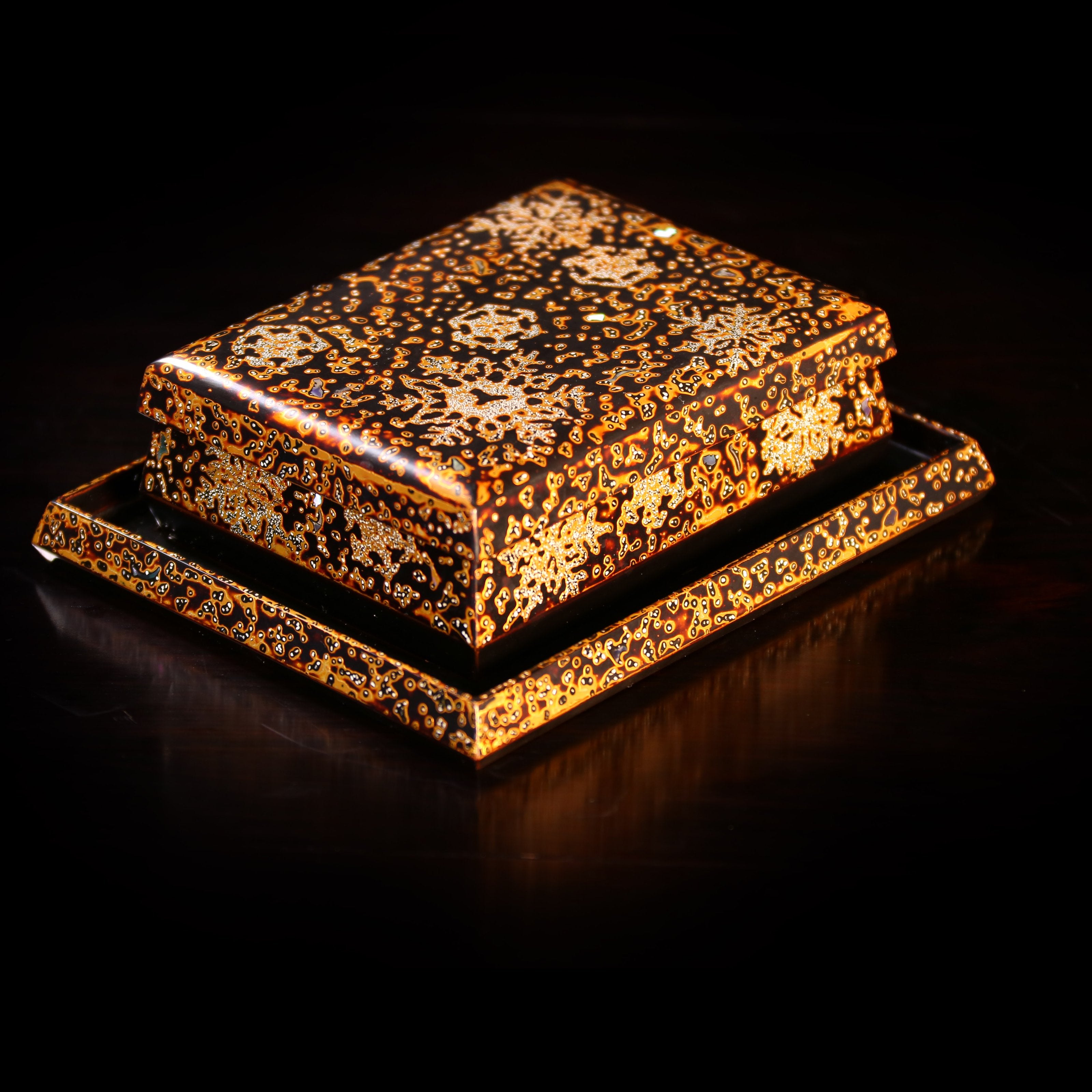 Japanese Gold Bug Painting Box