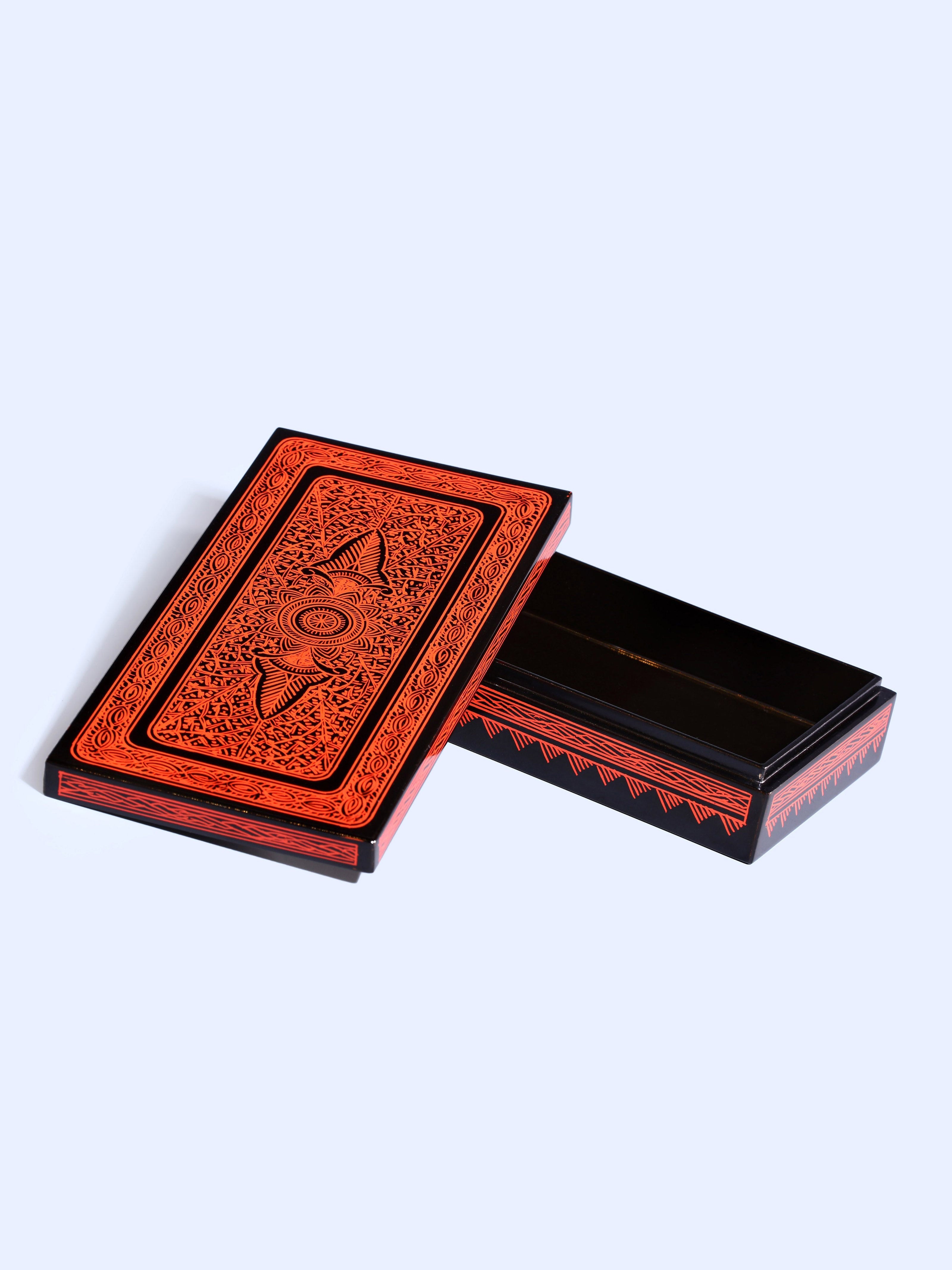 Japanese konjac lacquer box