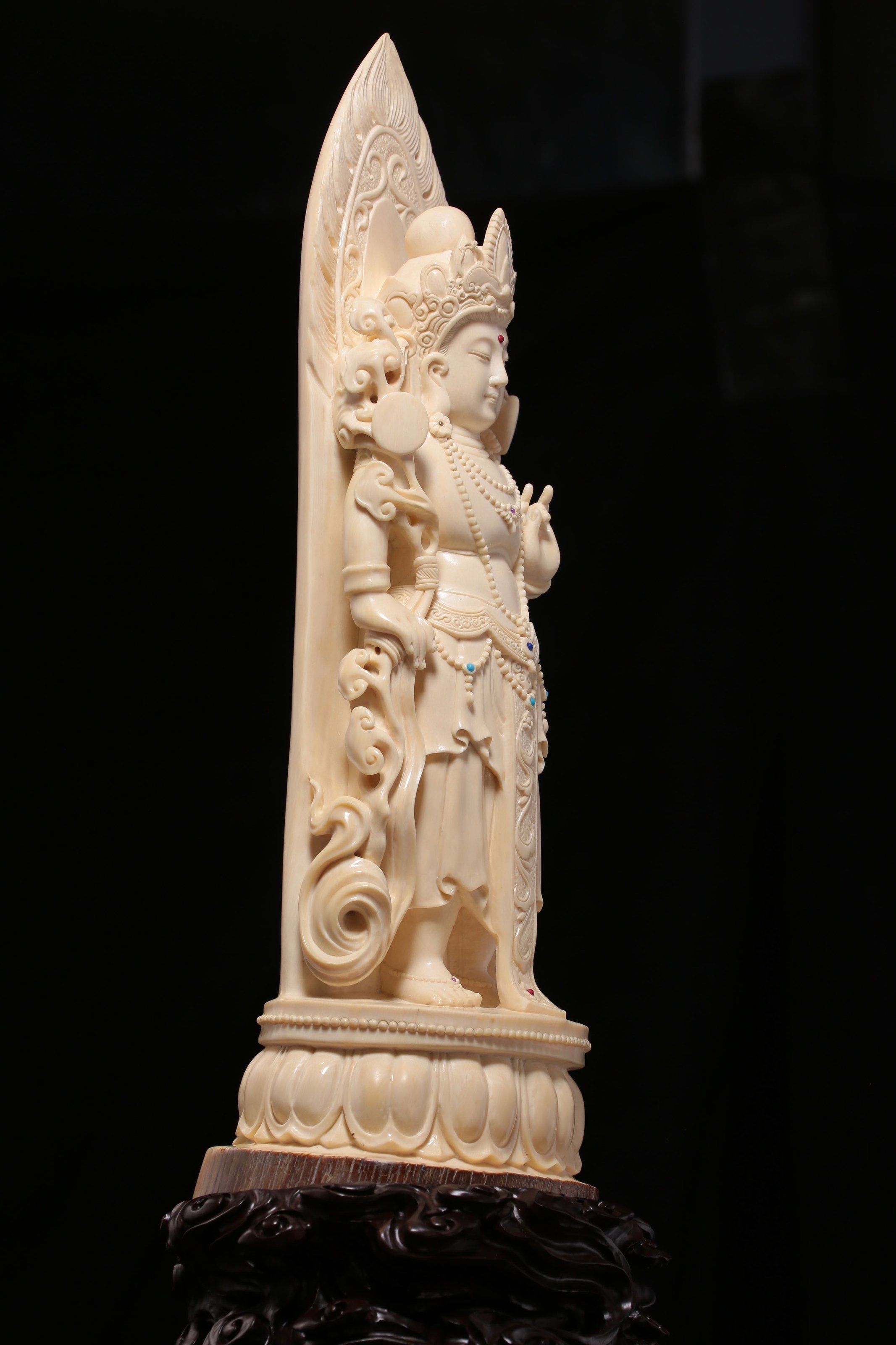 Guanyin on a lotus base