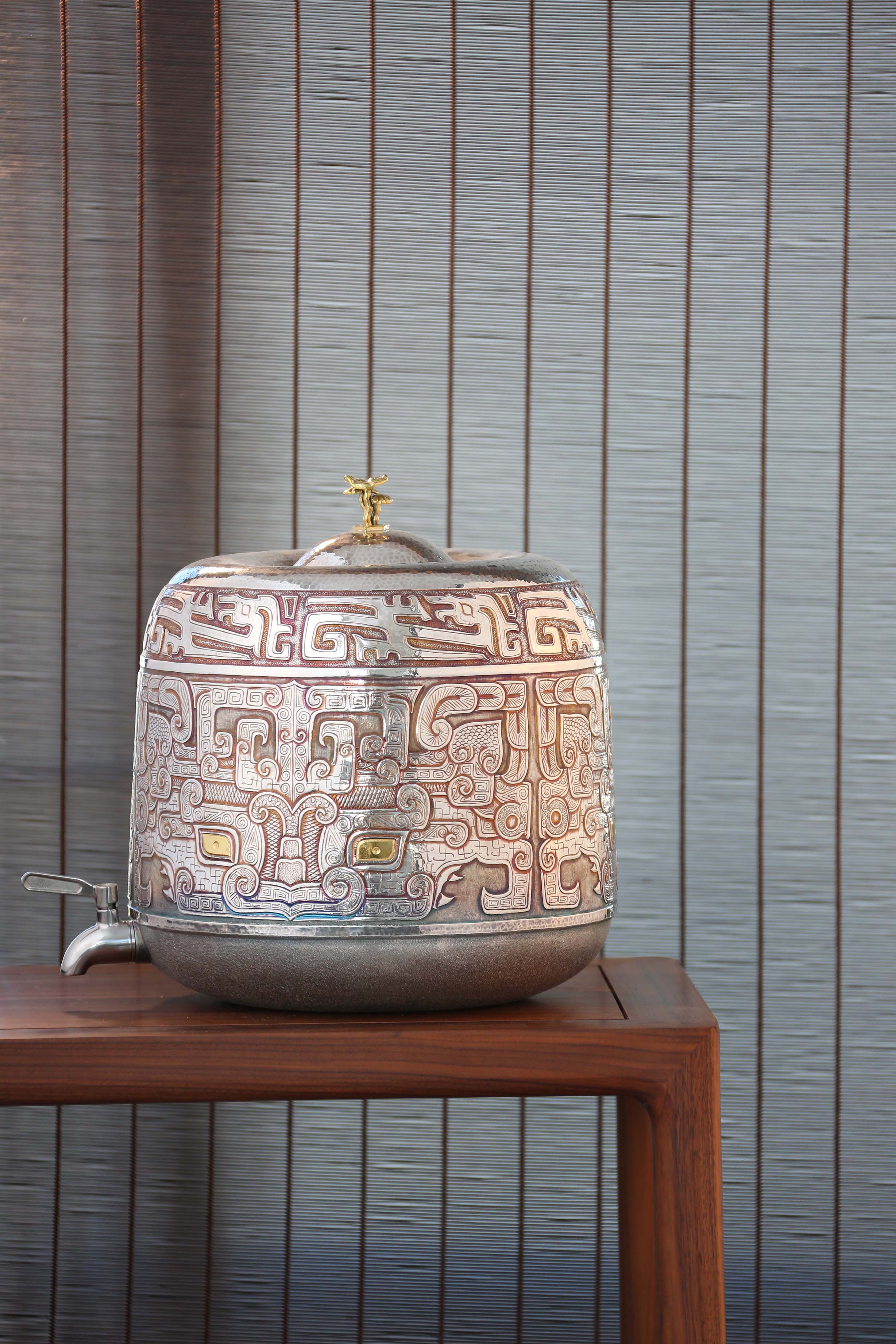 Lingzhi Picking Pot | Pure Silver