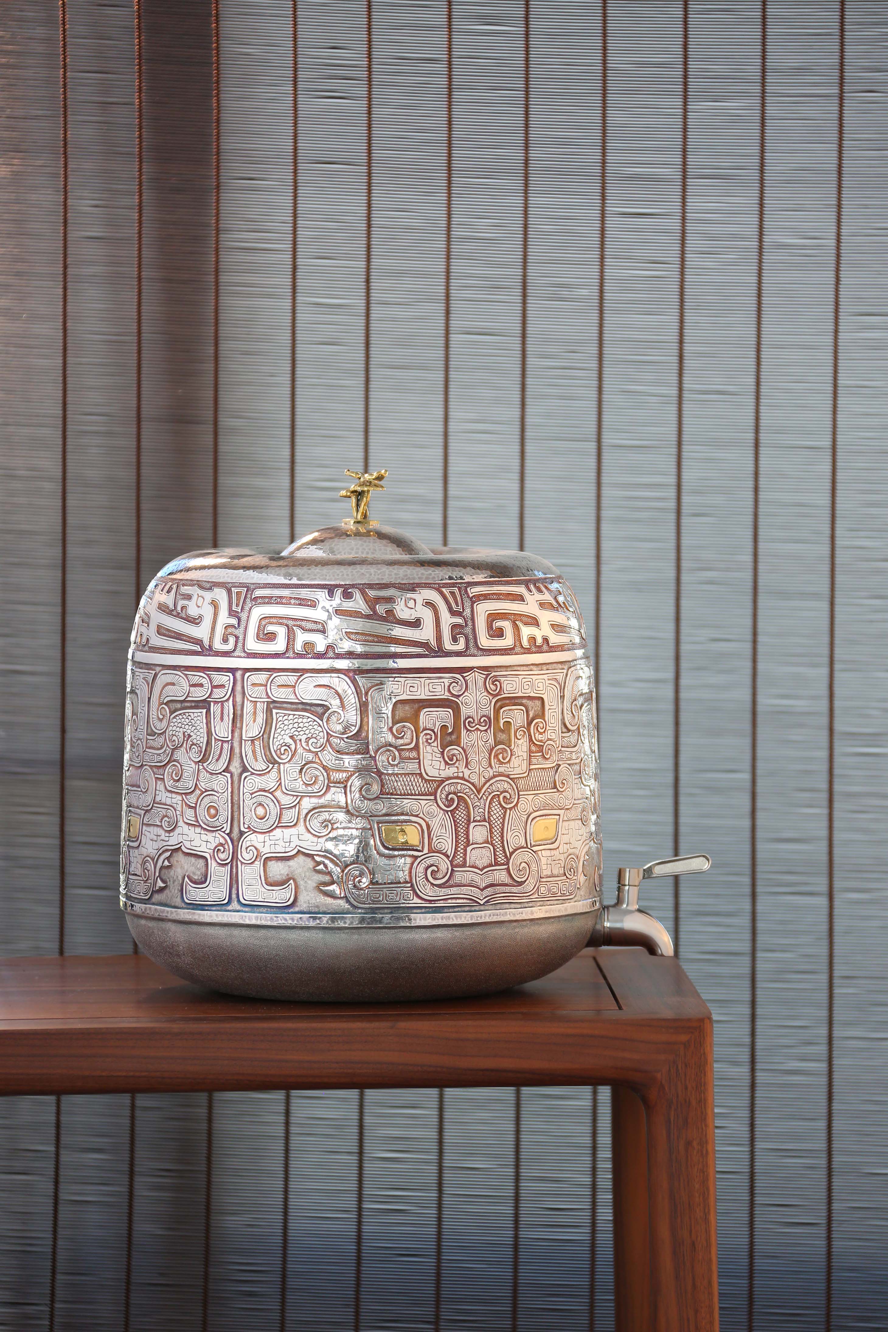 Lingzhi Picking Pot | Pure Silver