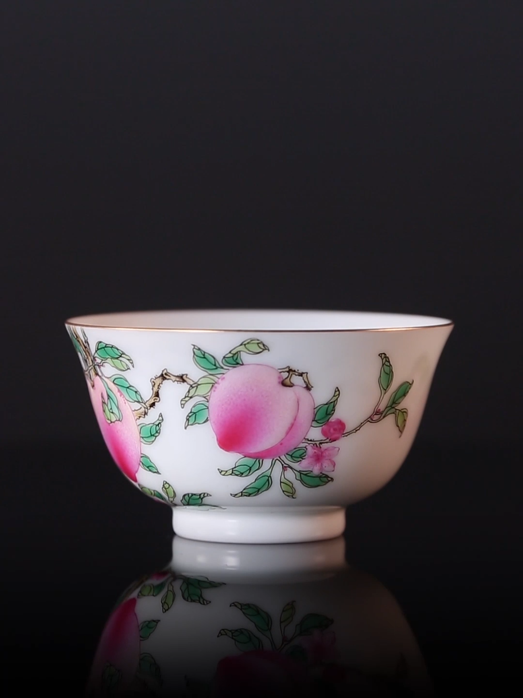 Six Peach Over Branch Cup