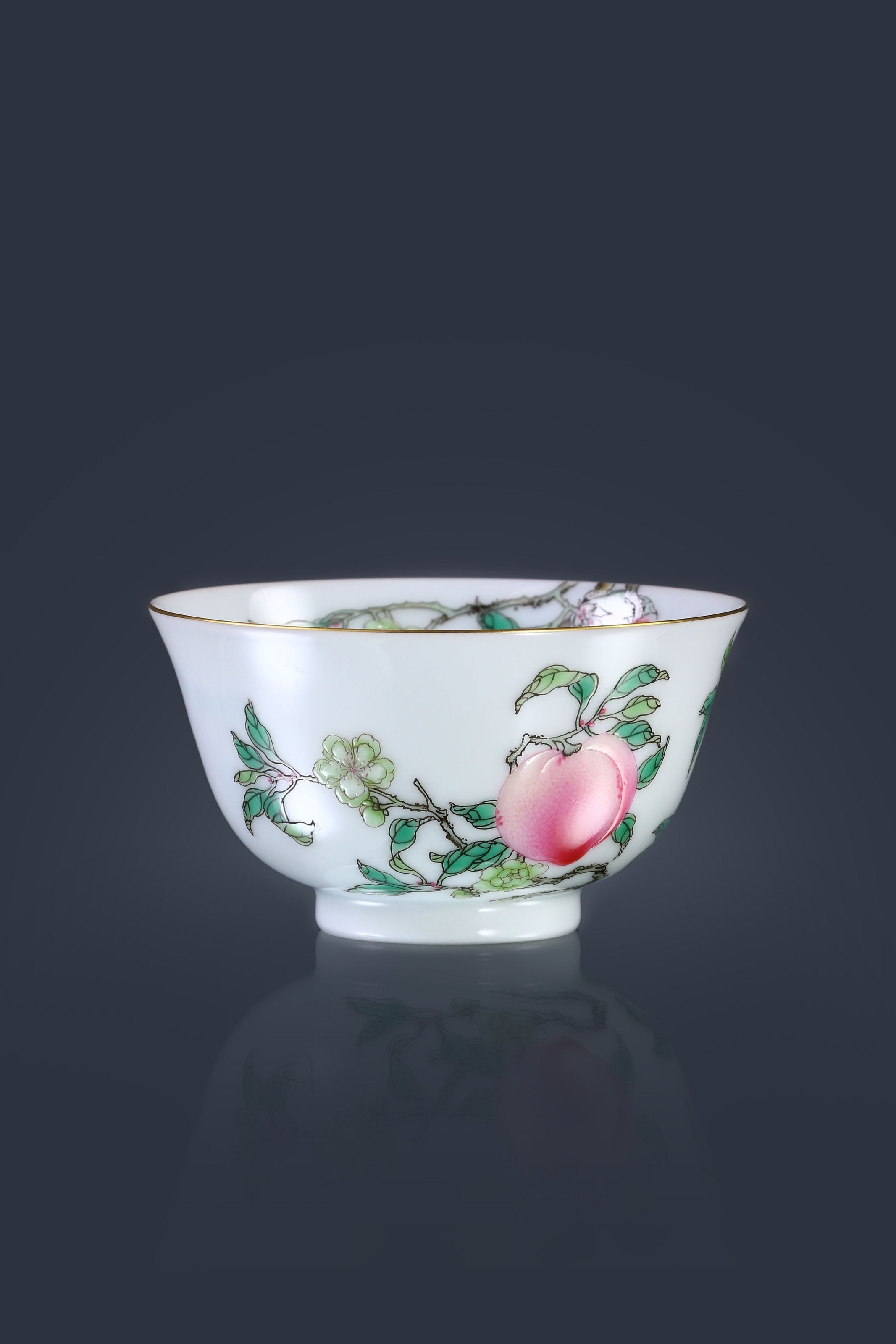 Six Peach Over Branch Cup