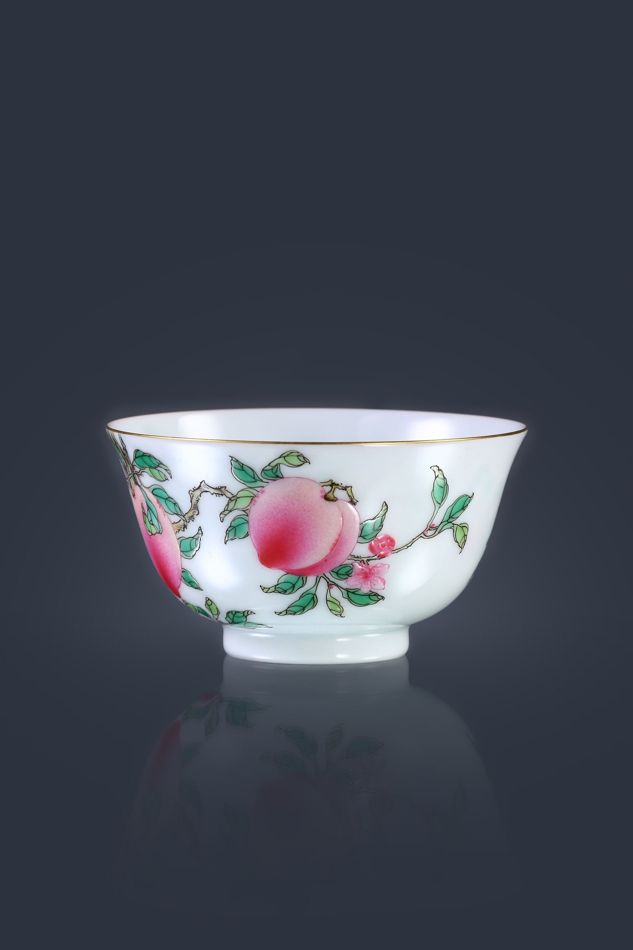 Six Peach Over Branch Cup