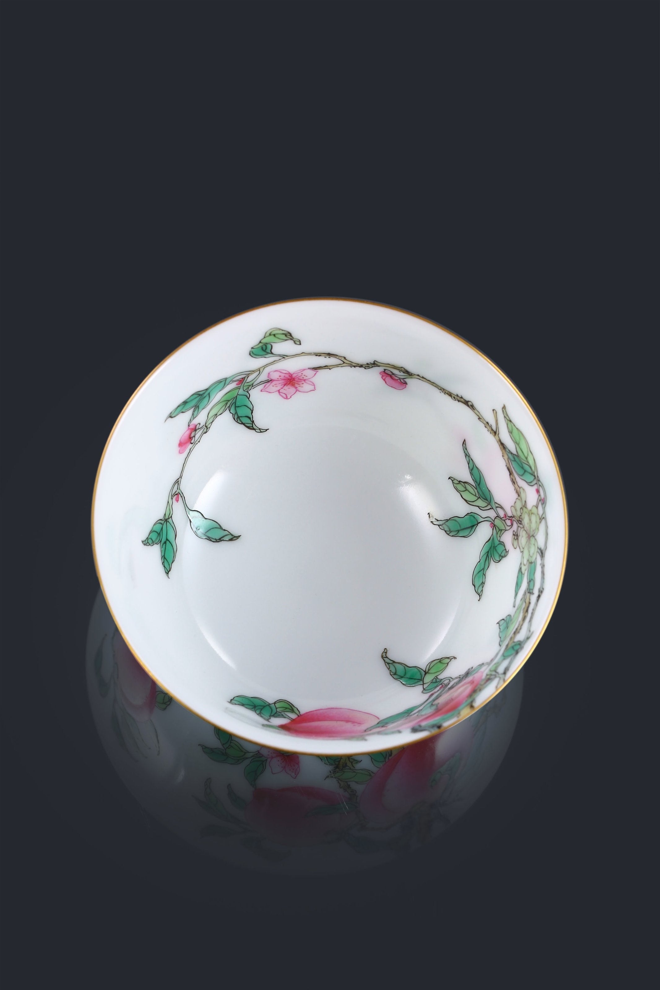 Six Peach Over Branch Cup