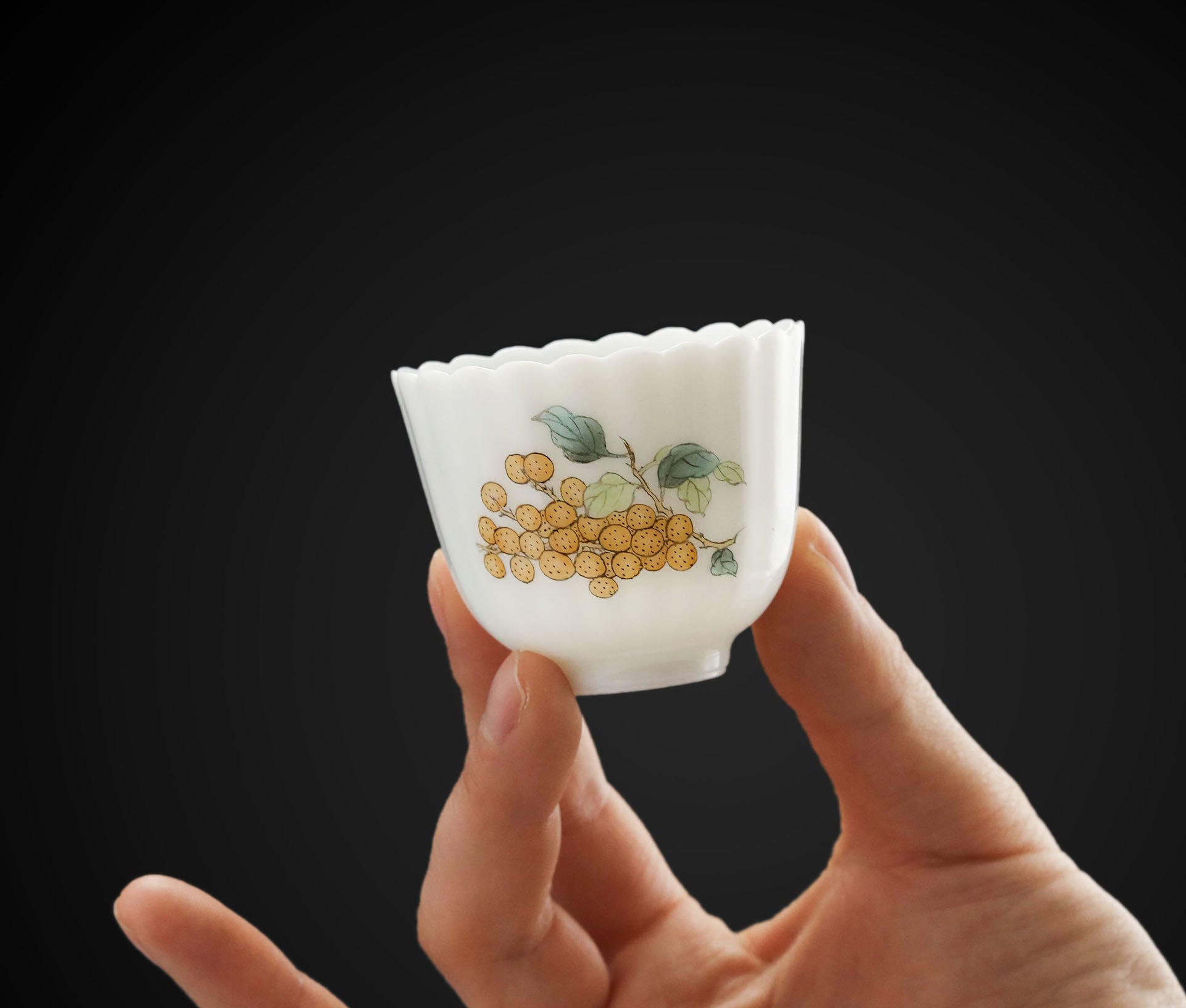 Many Children, Many Blessings: Famille Rose Tea Cup