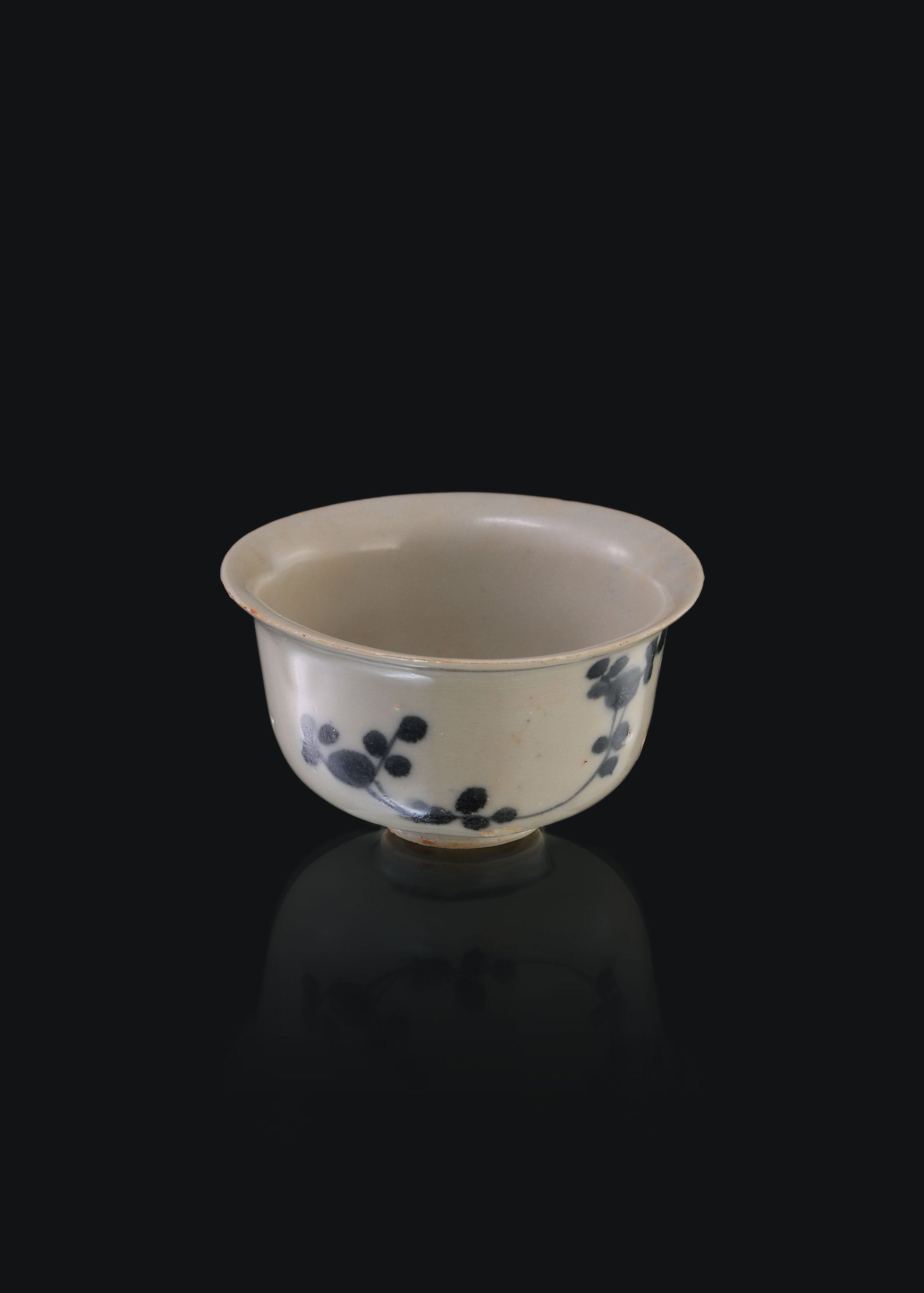 Ming Dynasty Tianqi Period Blue and White Stone Tea Cup