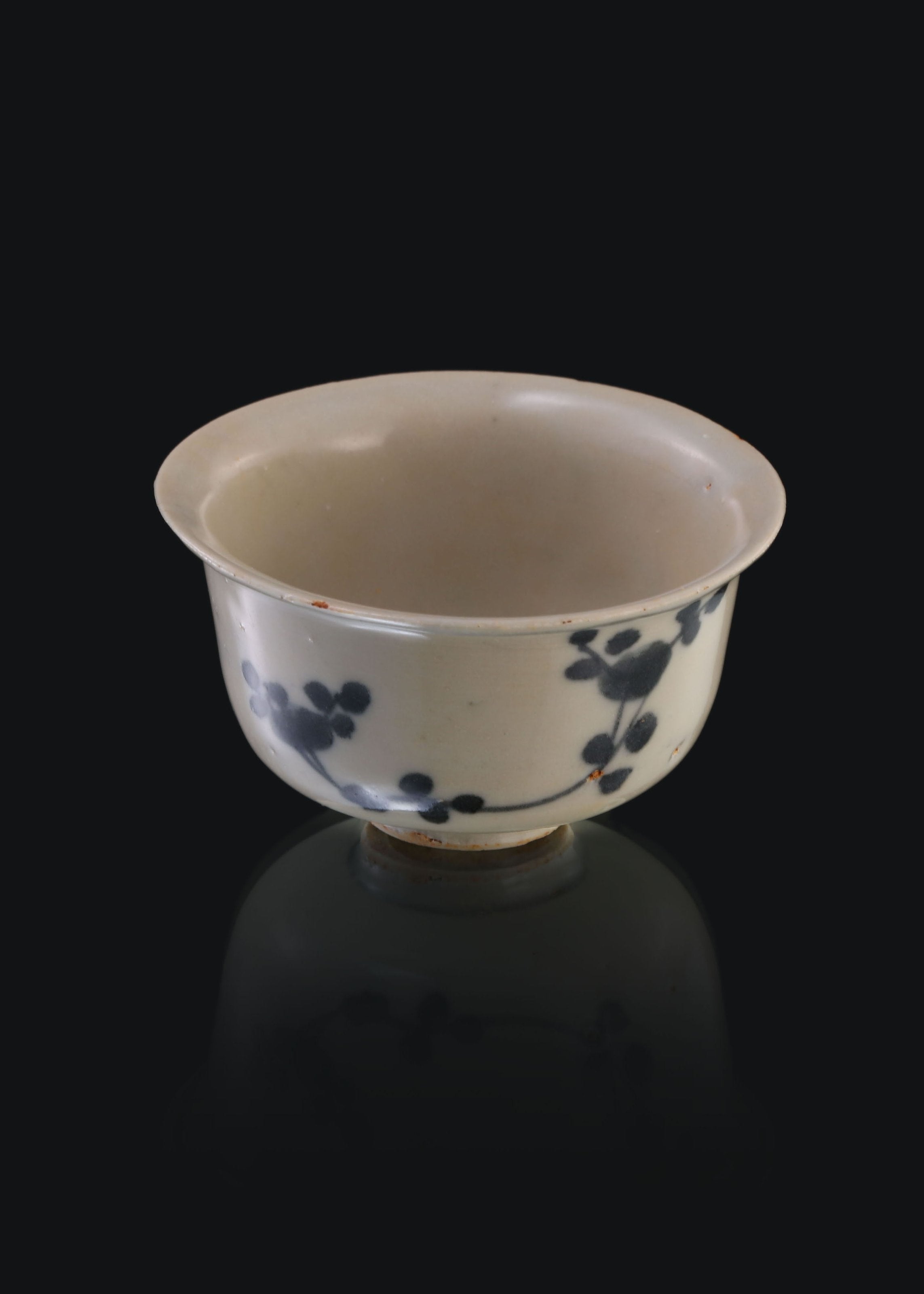 Ming Dynasty Tianqi Period Blue and White Stone Tea Cup