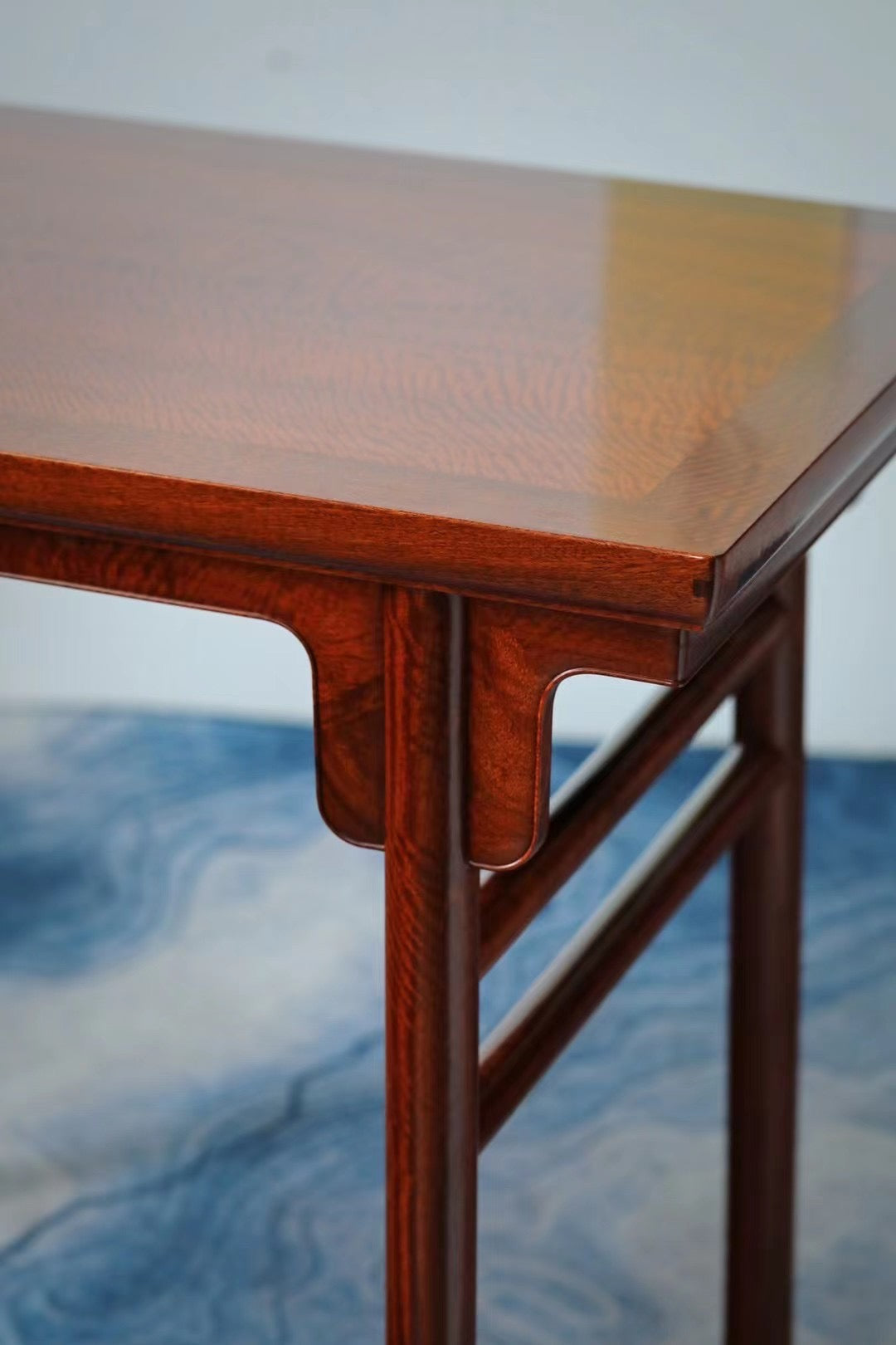 Zambian rosewood/Burmese rosewood Ming-style tea table