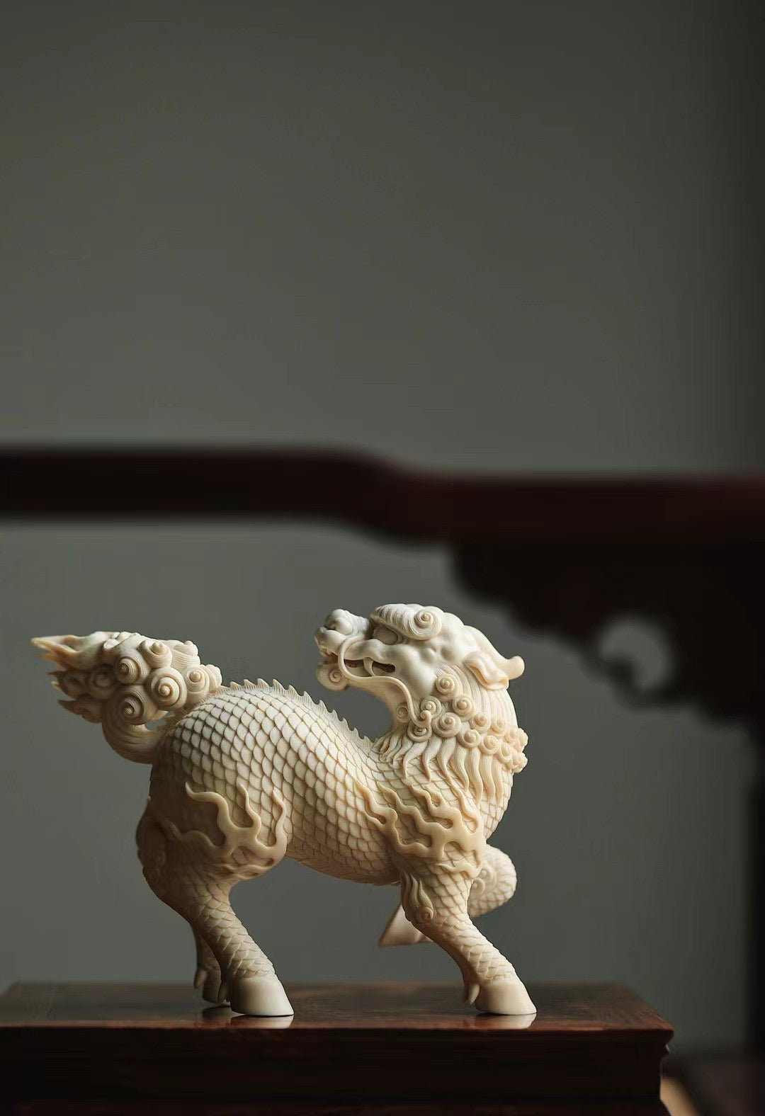 Auspicious Qilin on the Desk
