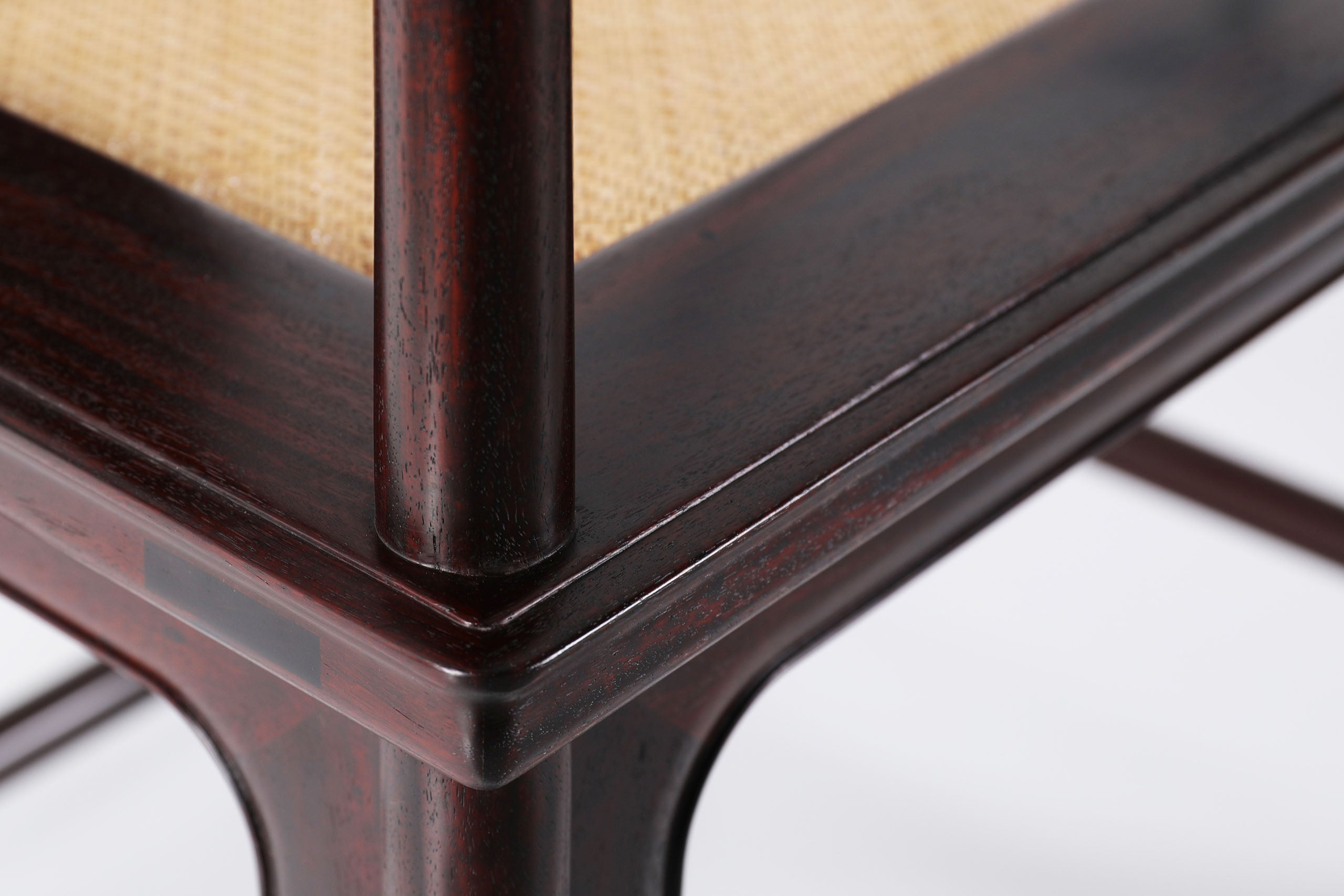 Qilin and Phoenix Pattern Four-Out-Head Chair