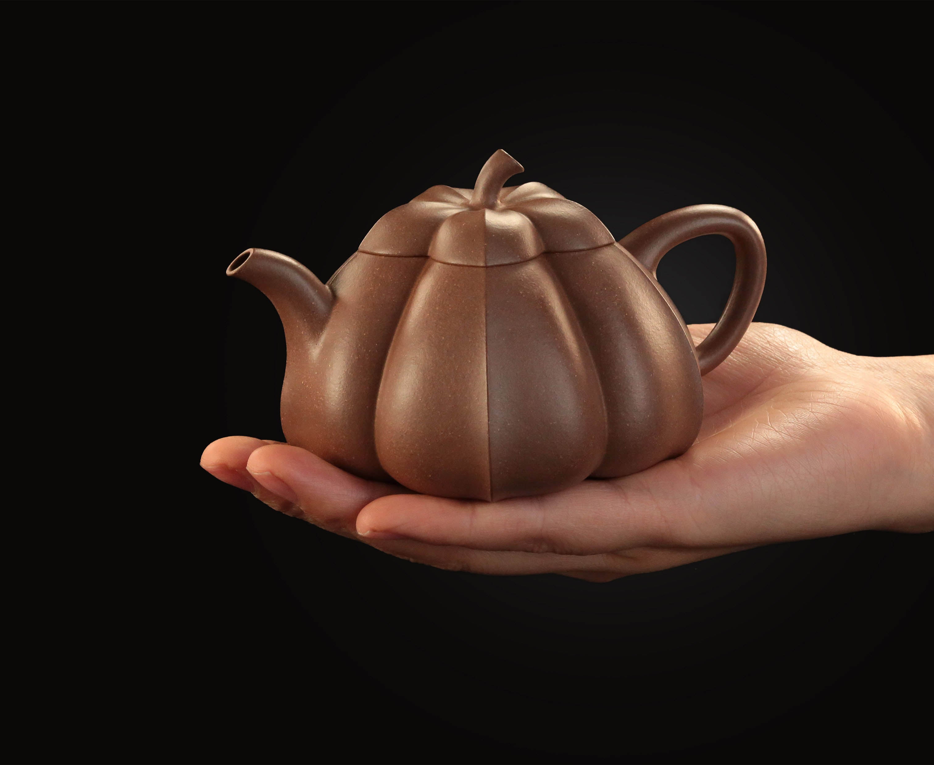 Sweet Melon Teapot - Green Duan Clay