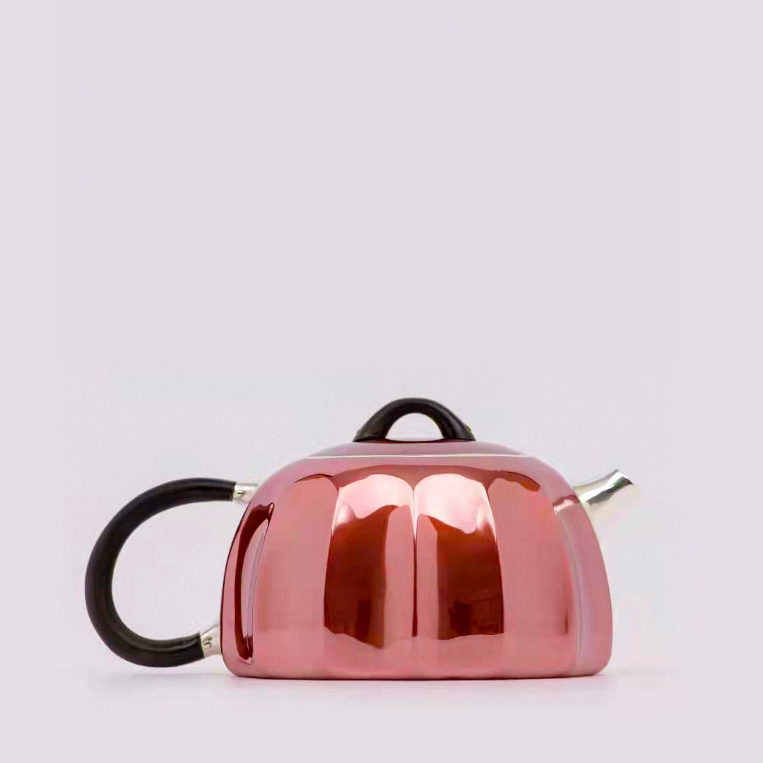 Qin Quan Copper-Plated Silver Teapot
