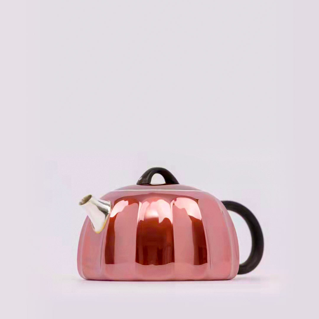Qin Quan Copper-Plated Silver Teapot