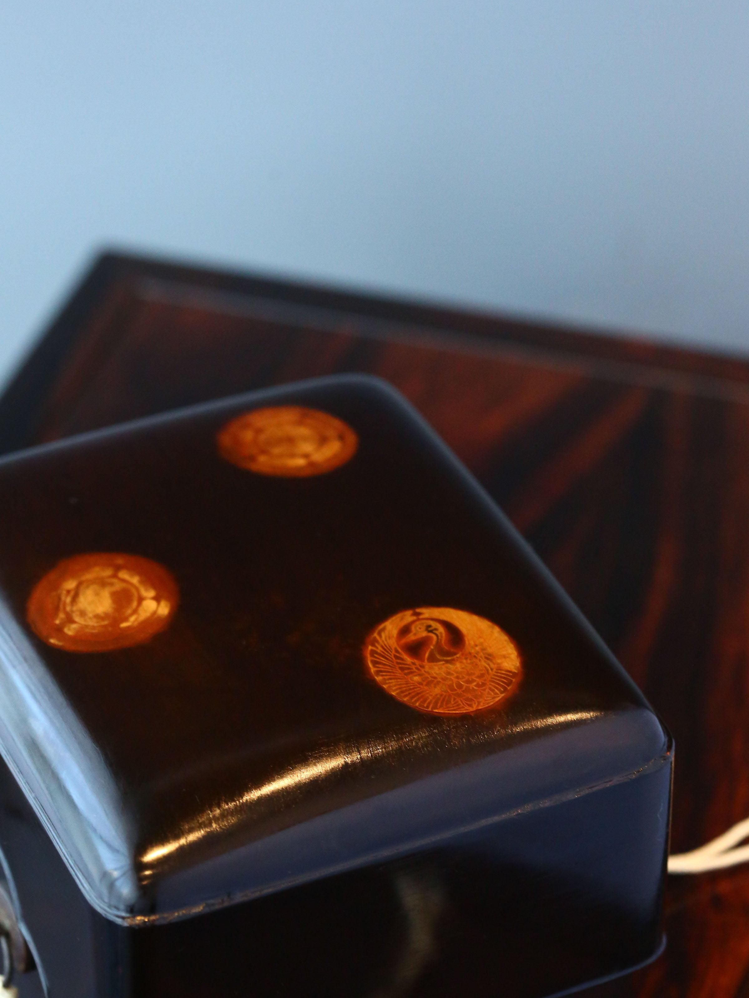 Japanese Edo-style lacquer tea ceremony box