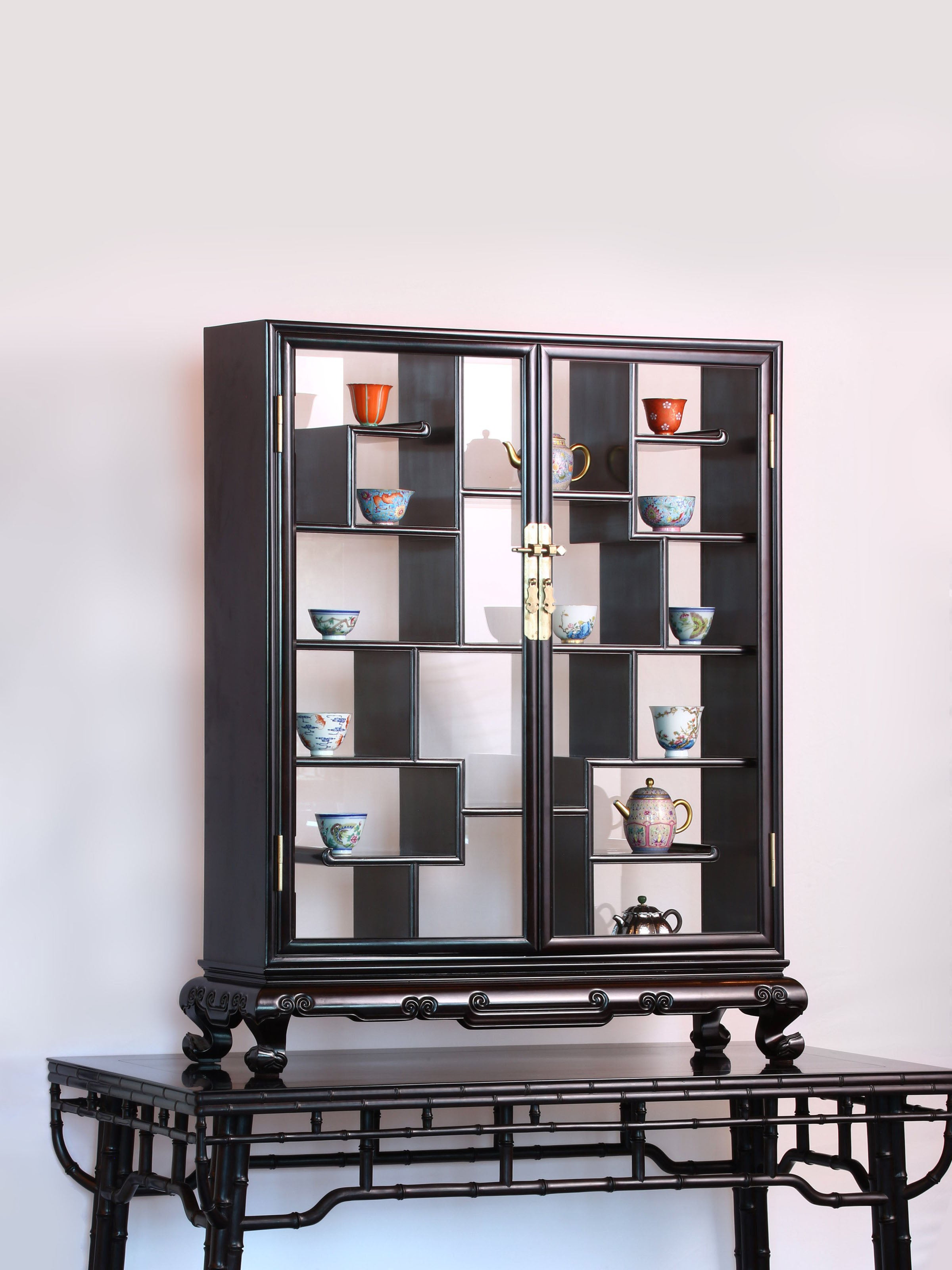 Ruyi Multi-Treasure Tea Set Rack