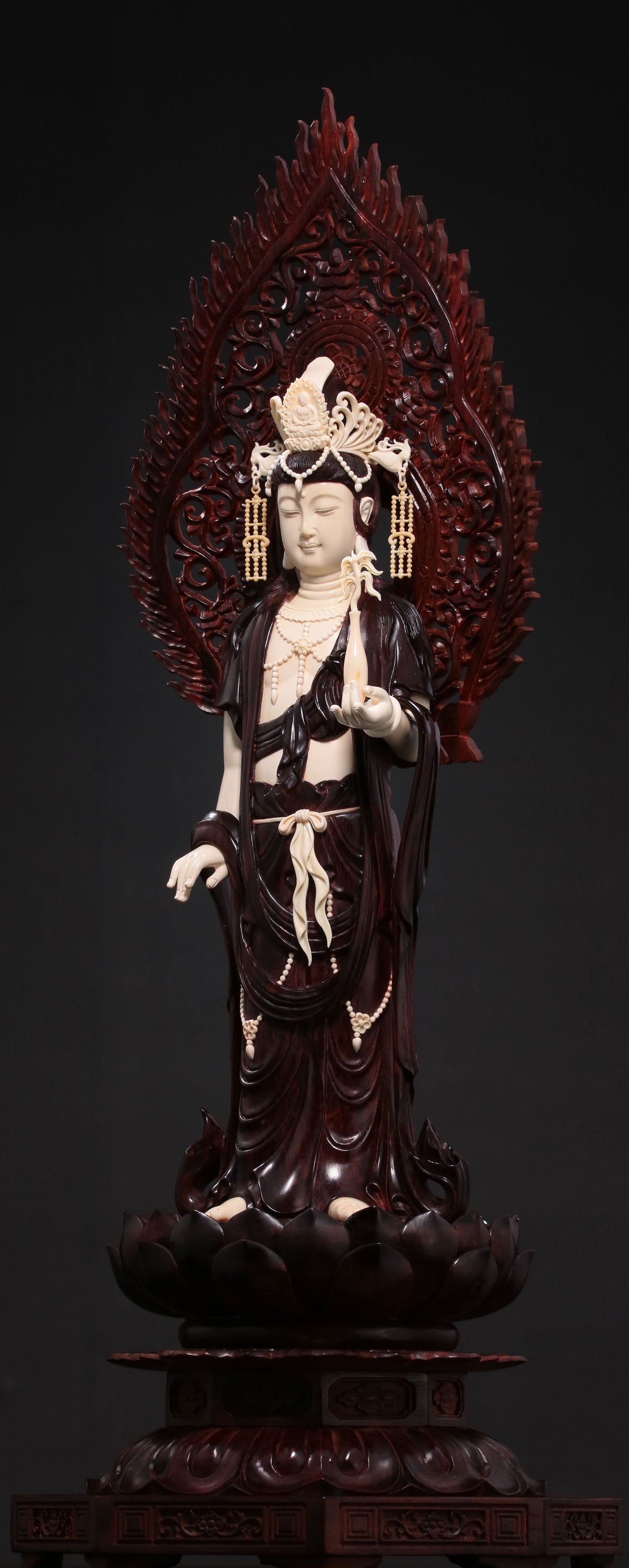 Guanyin holding a treasure vase