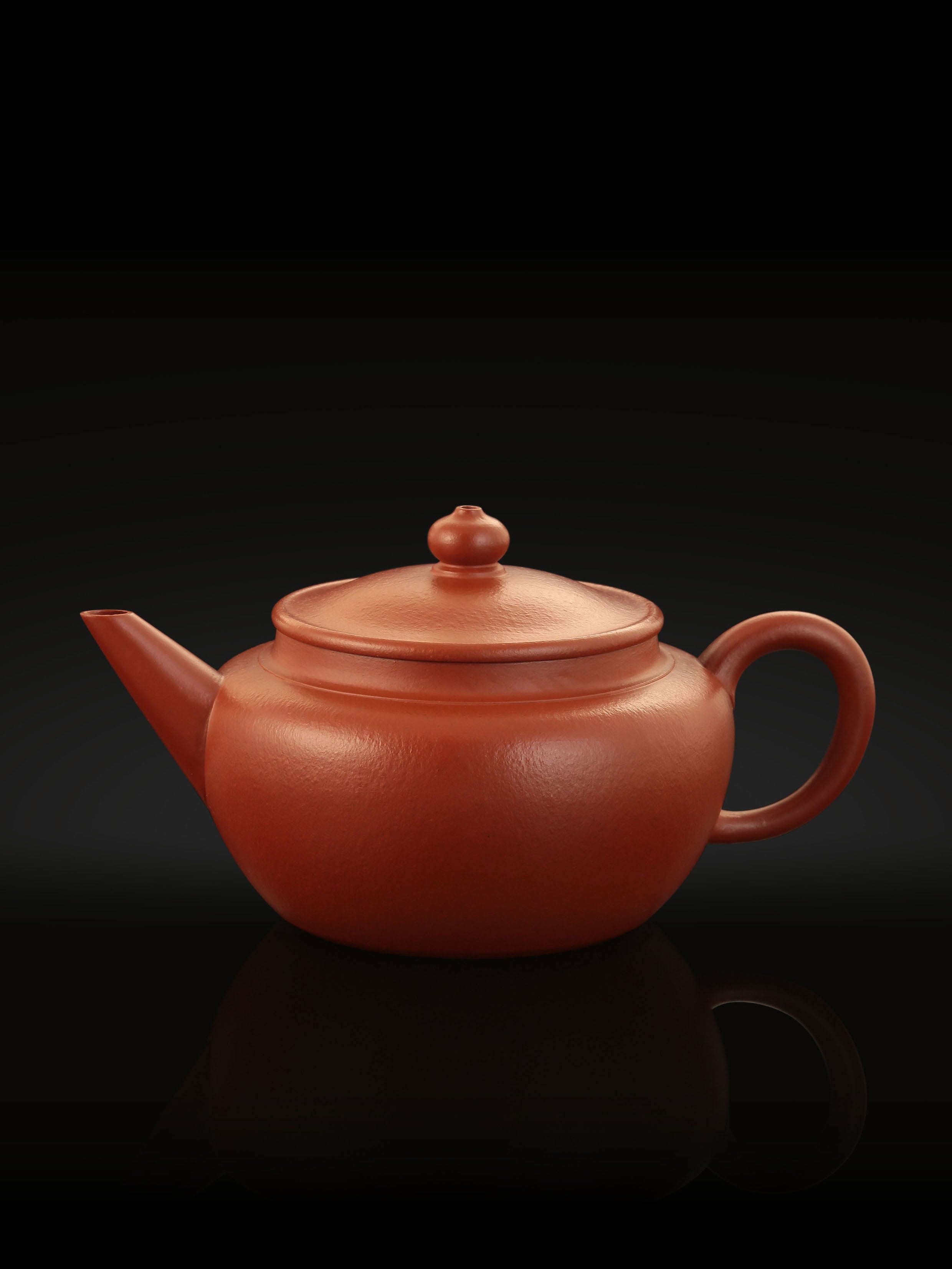 Zhu Ni flat-lid horizontal teapot