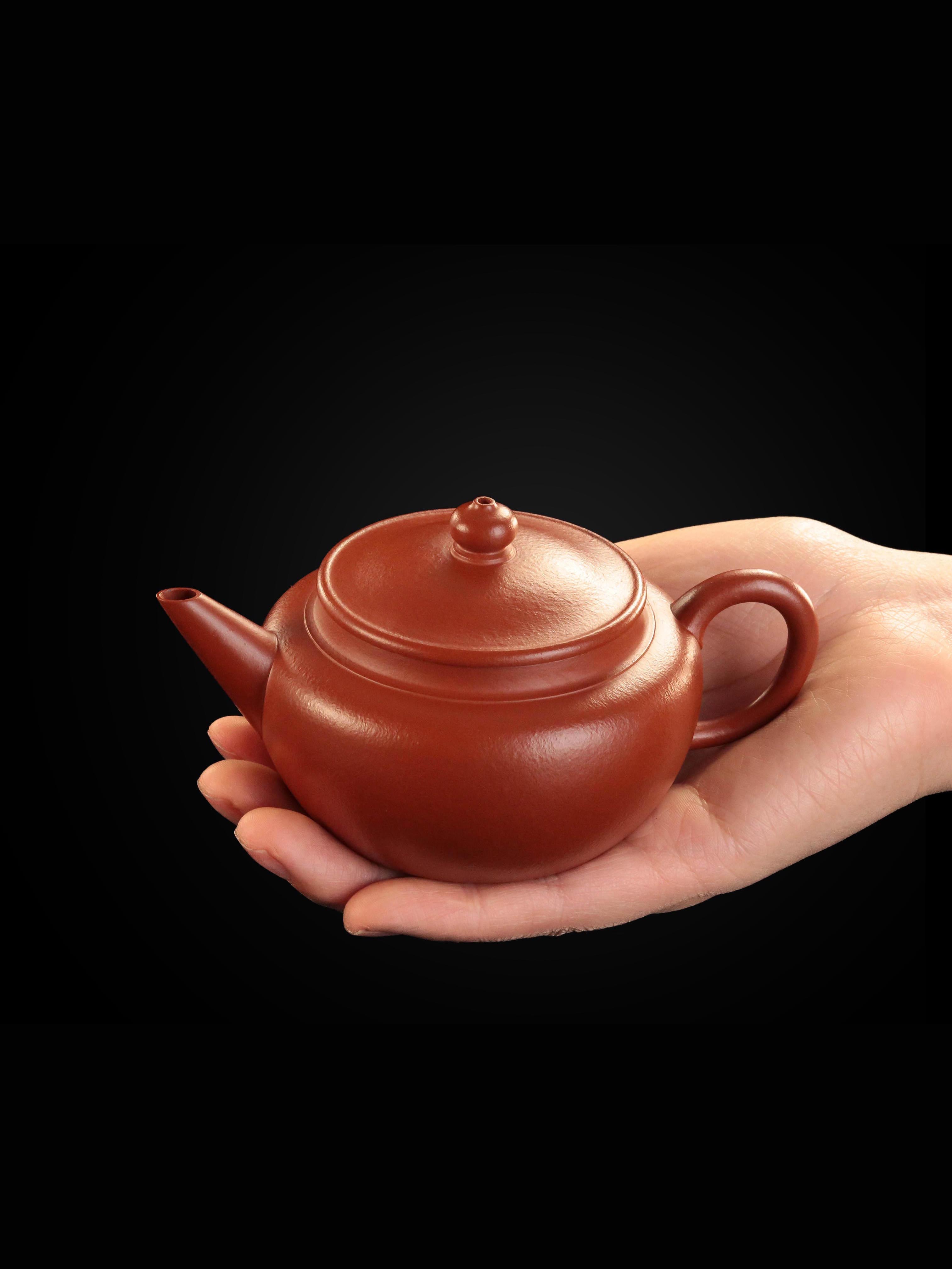 Zhu Ni flat-lid horizontal teapot