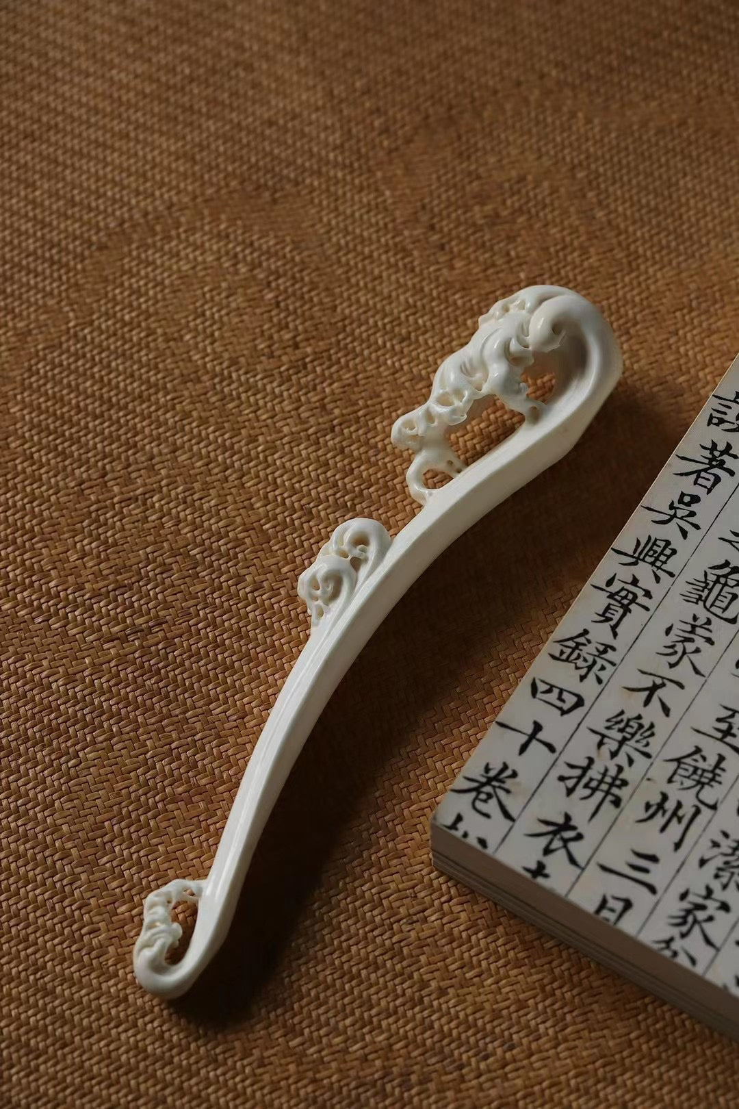 Deer antlers, smooth sailing, and auspicious pen rest