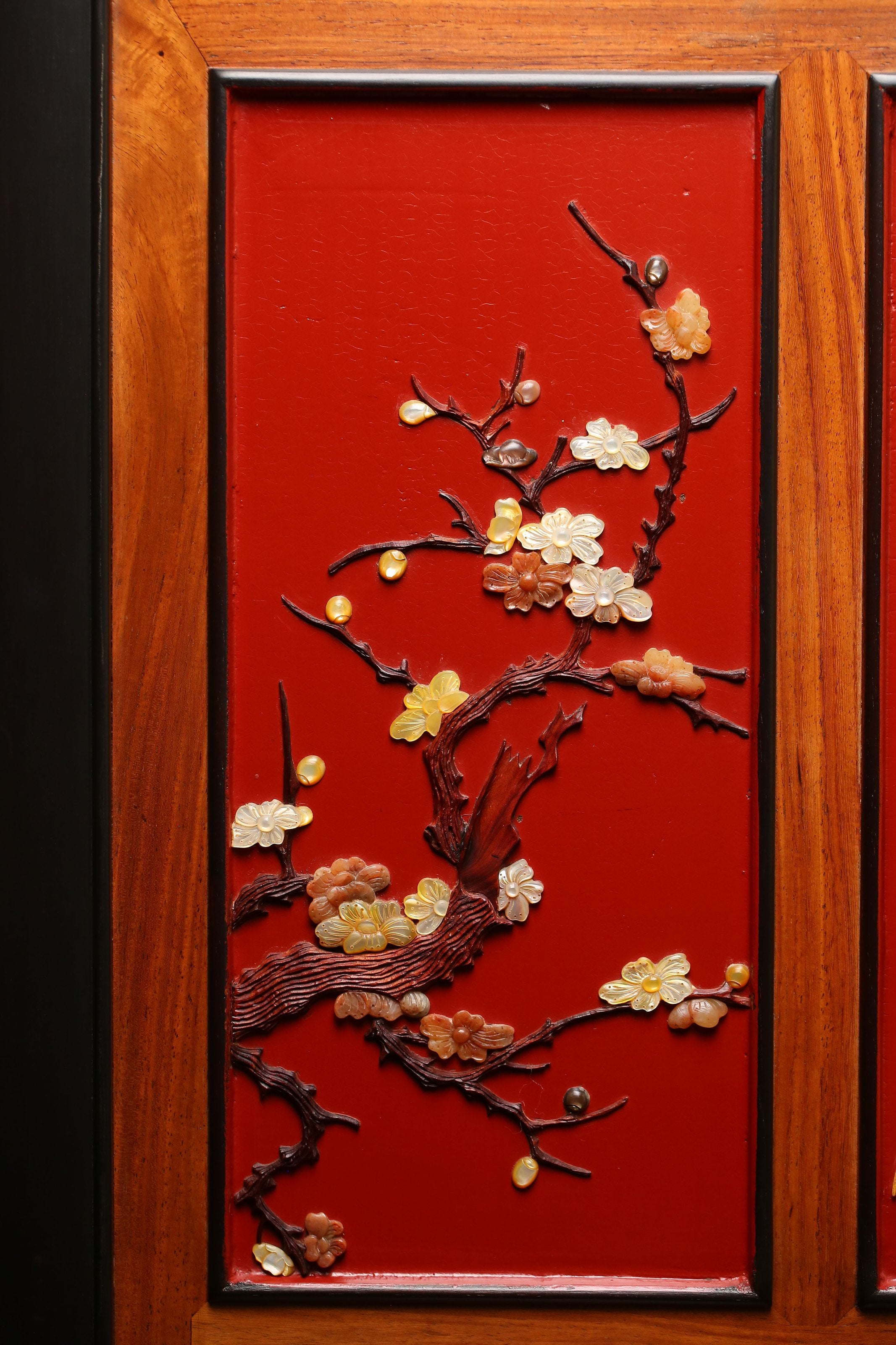 Inlaid "Four Gentlemen" Screen