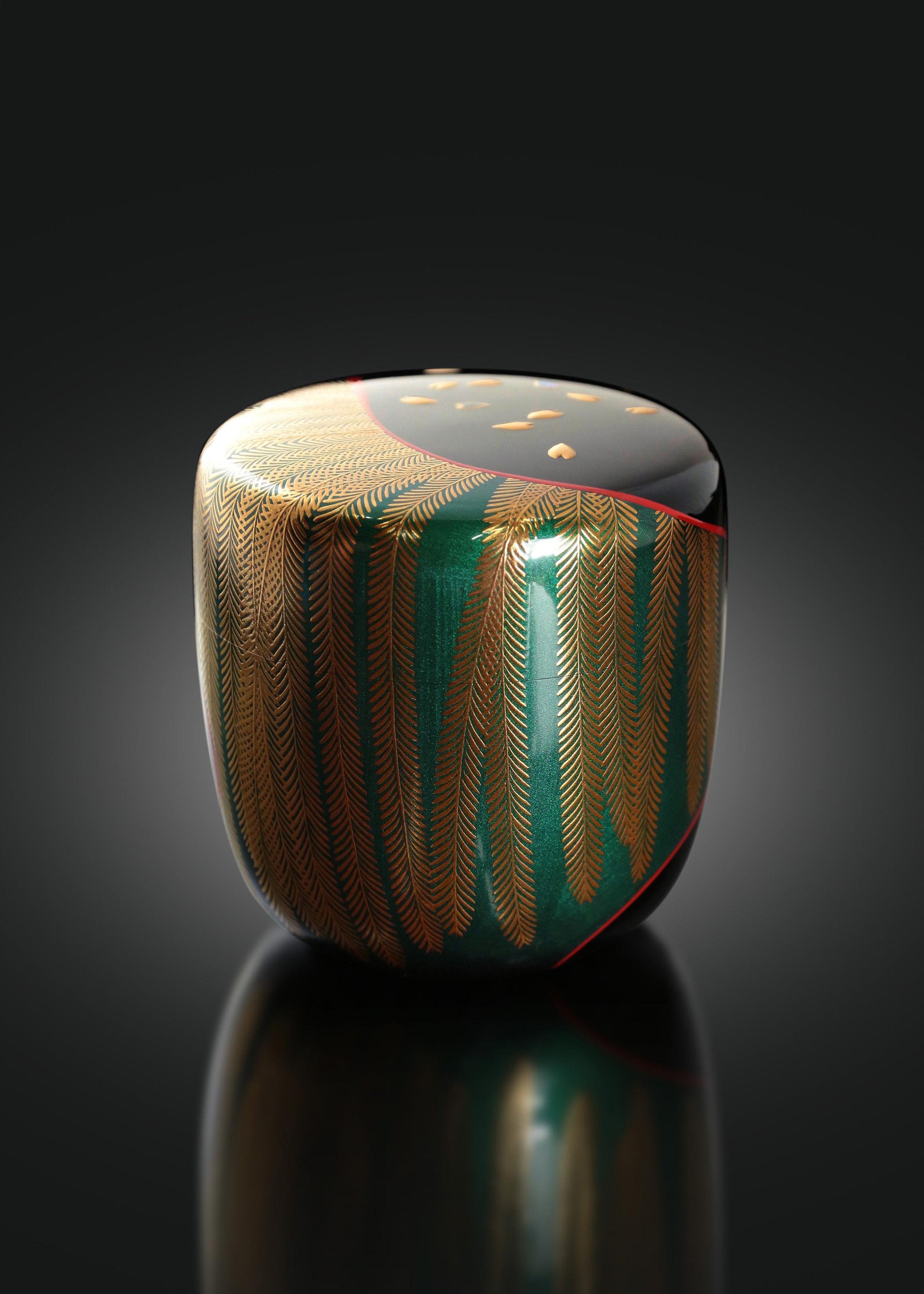 Spring Tea and Jujube Painting | Works by Lacquerware Master Matsuyama