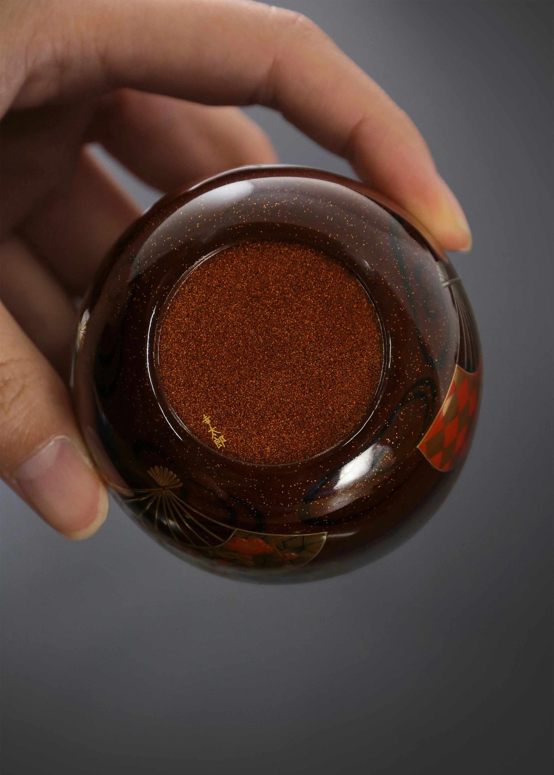 Fan-shaped painting of the Four Gentlemen (tea and jujube) | Songshan's work