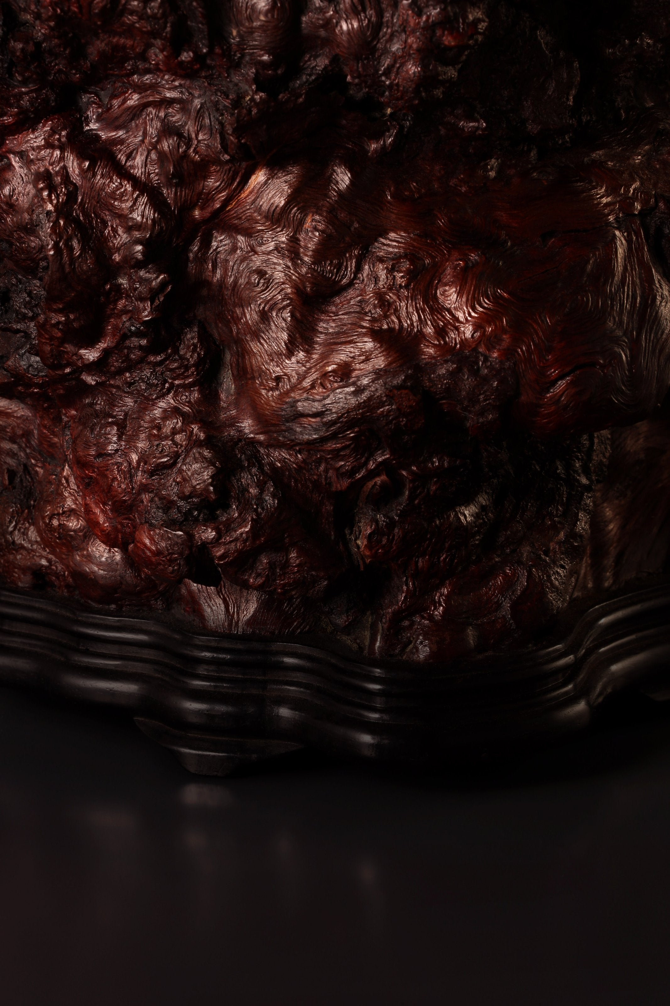 Shoushan stone irregular-shaped tea canister