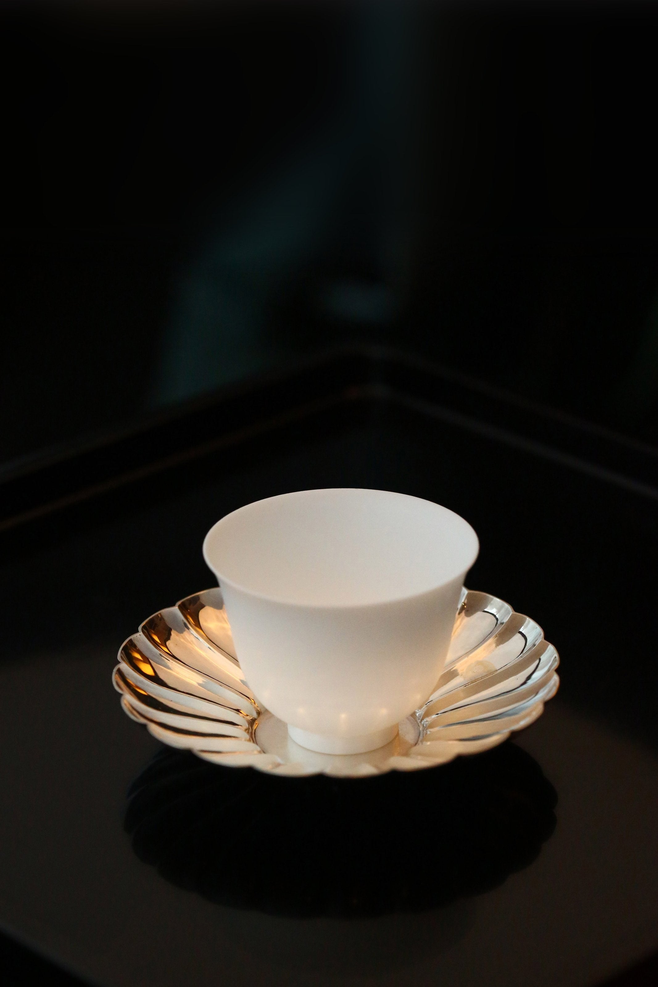 Dayazhai Plain Porcelain Flower Goddess Cup