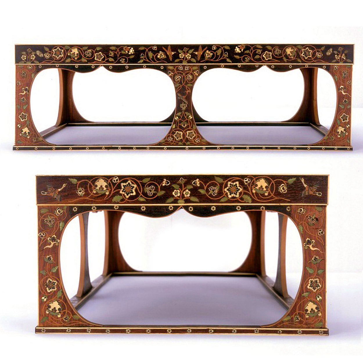 Replica of Tang Dynasty gold-painted tea tray