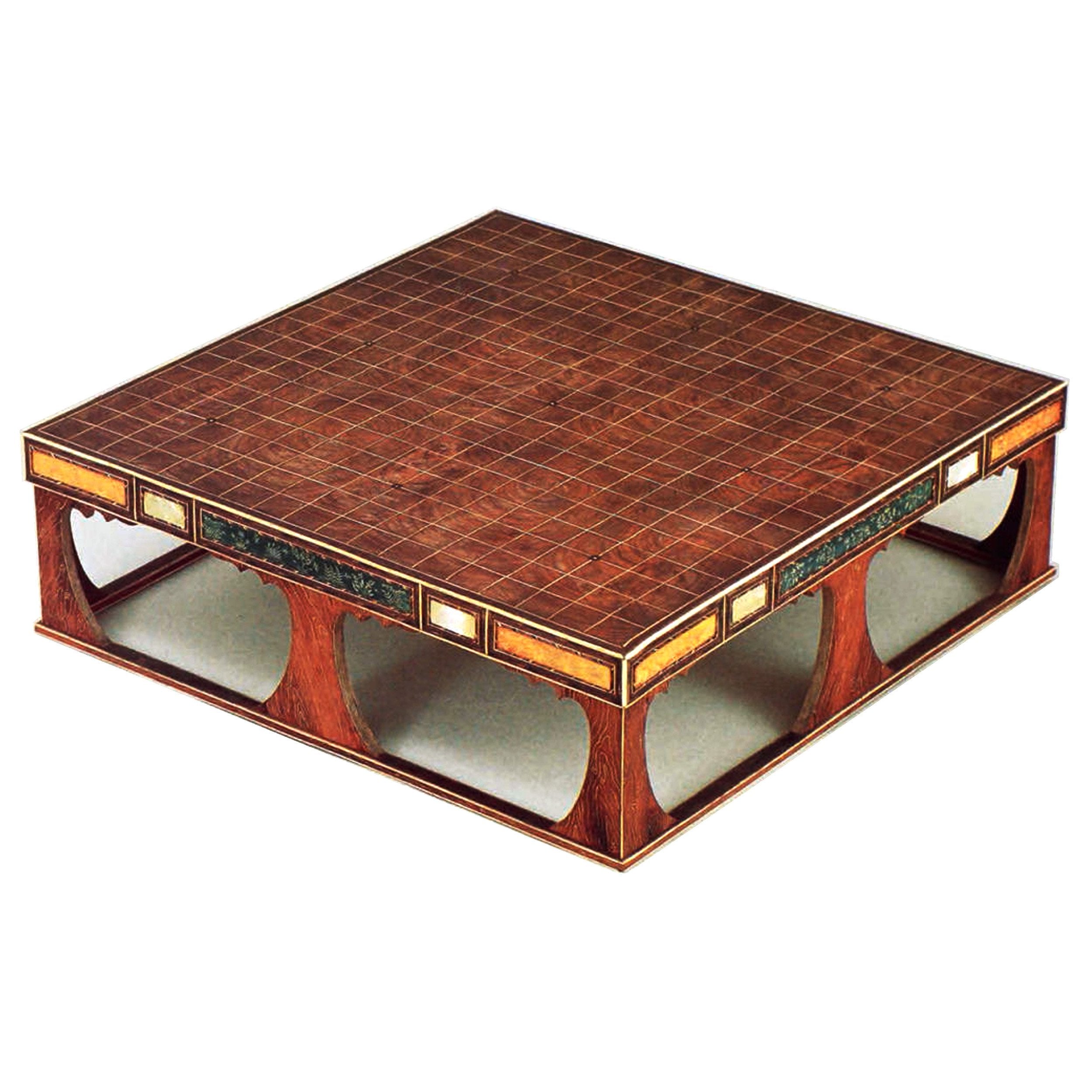 Replica of Tang Dynasty gold-painted tea tray