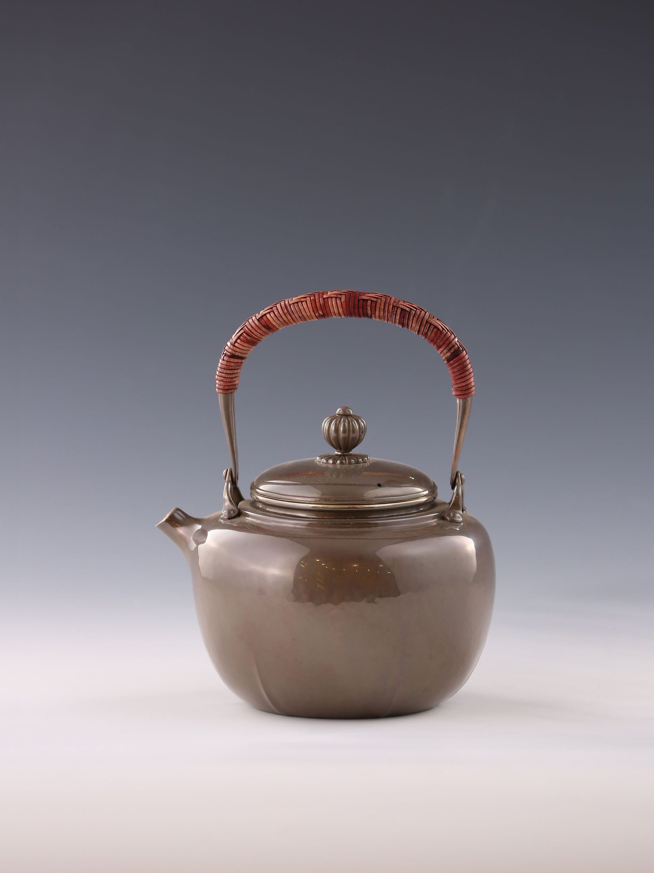 Tang Dynasty Style - Six-Sided Silver Pot
