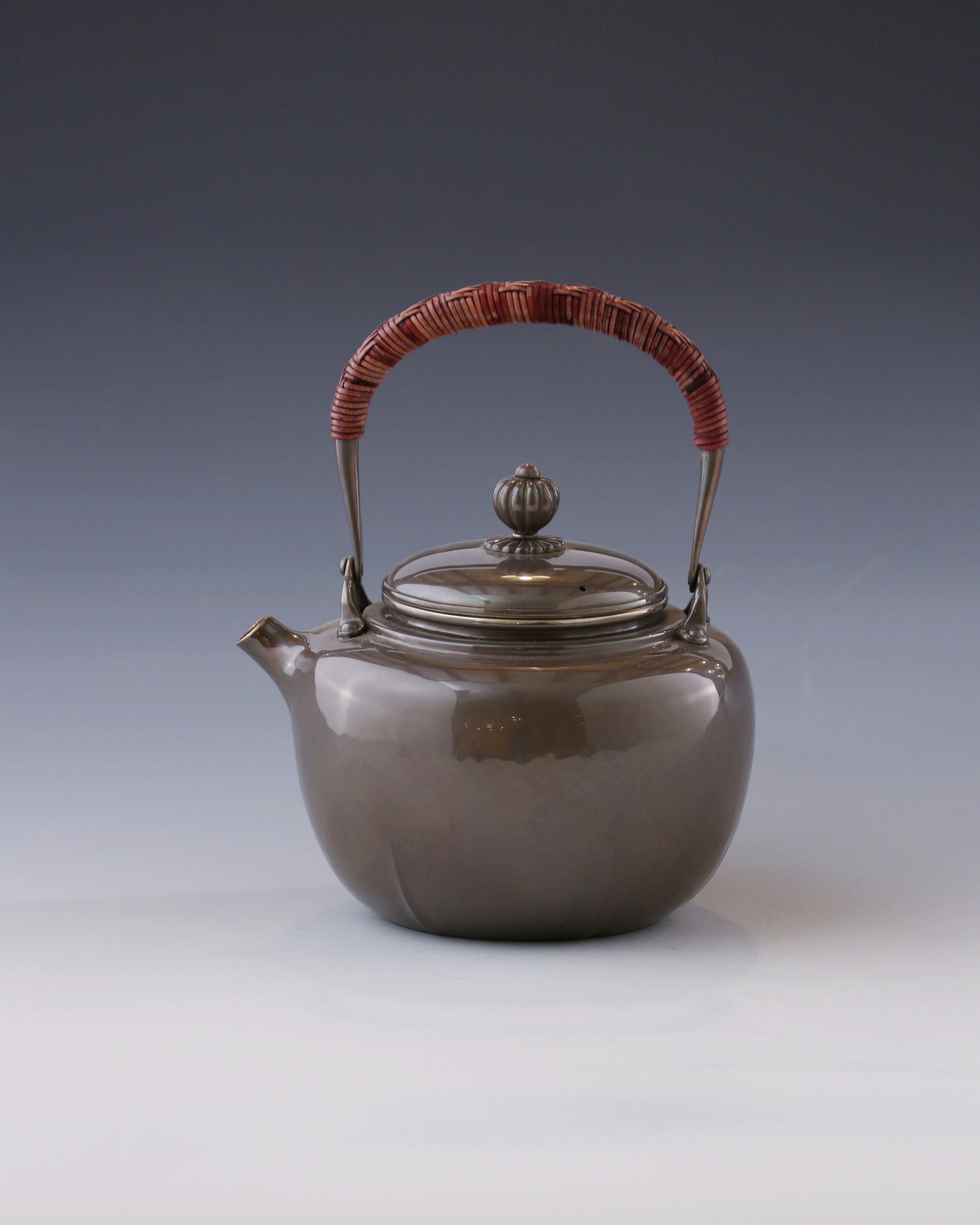 Tang Dynasty Style - Six-Sided Silver Pot
